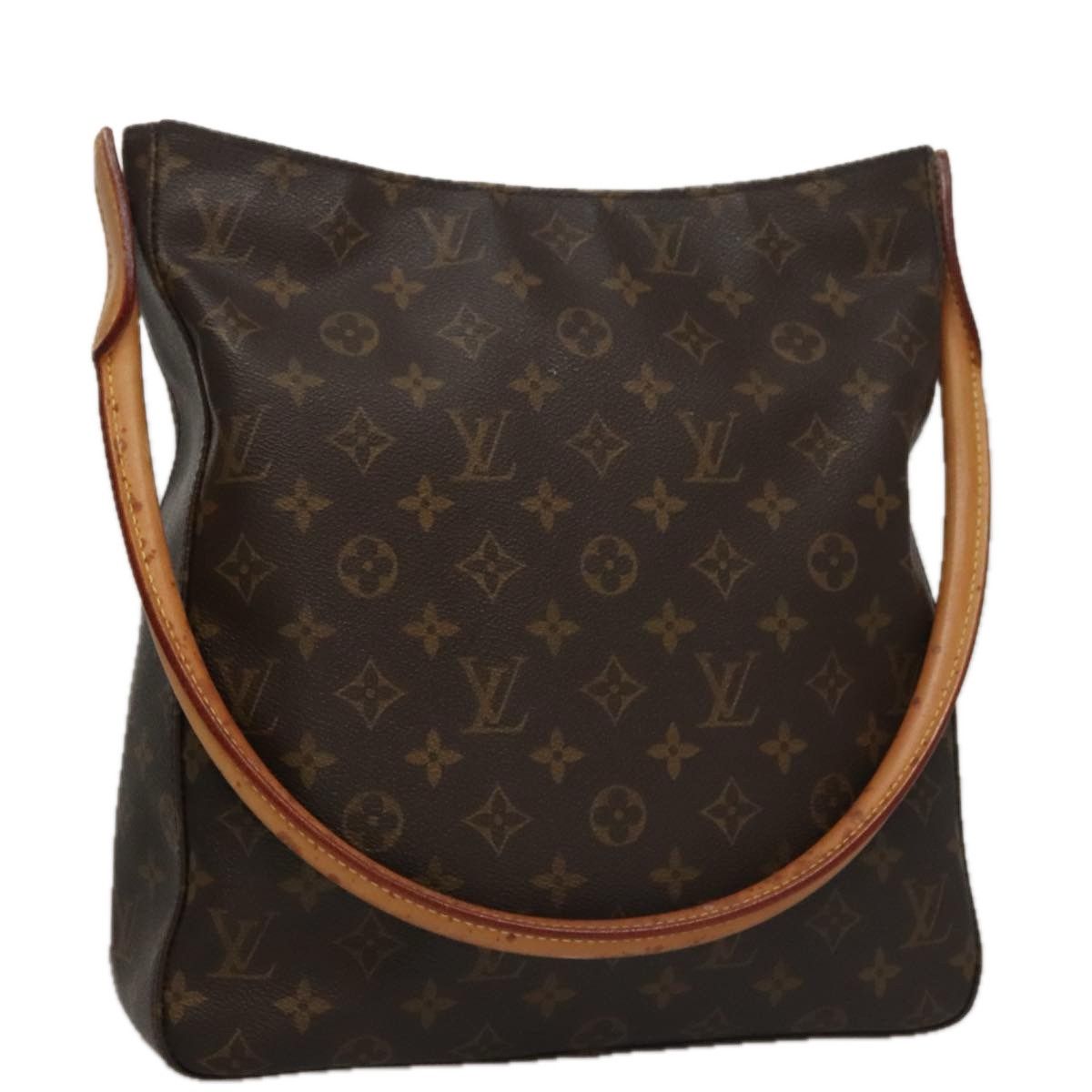 Louis Vuitton Looping Gm Brown Canvas Shoulder Bag (Pre-Owned) Size ONE SIZE - 1 Thumbnail