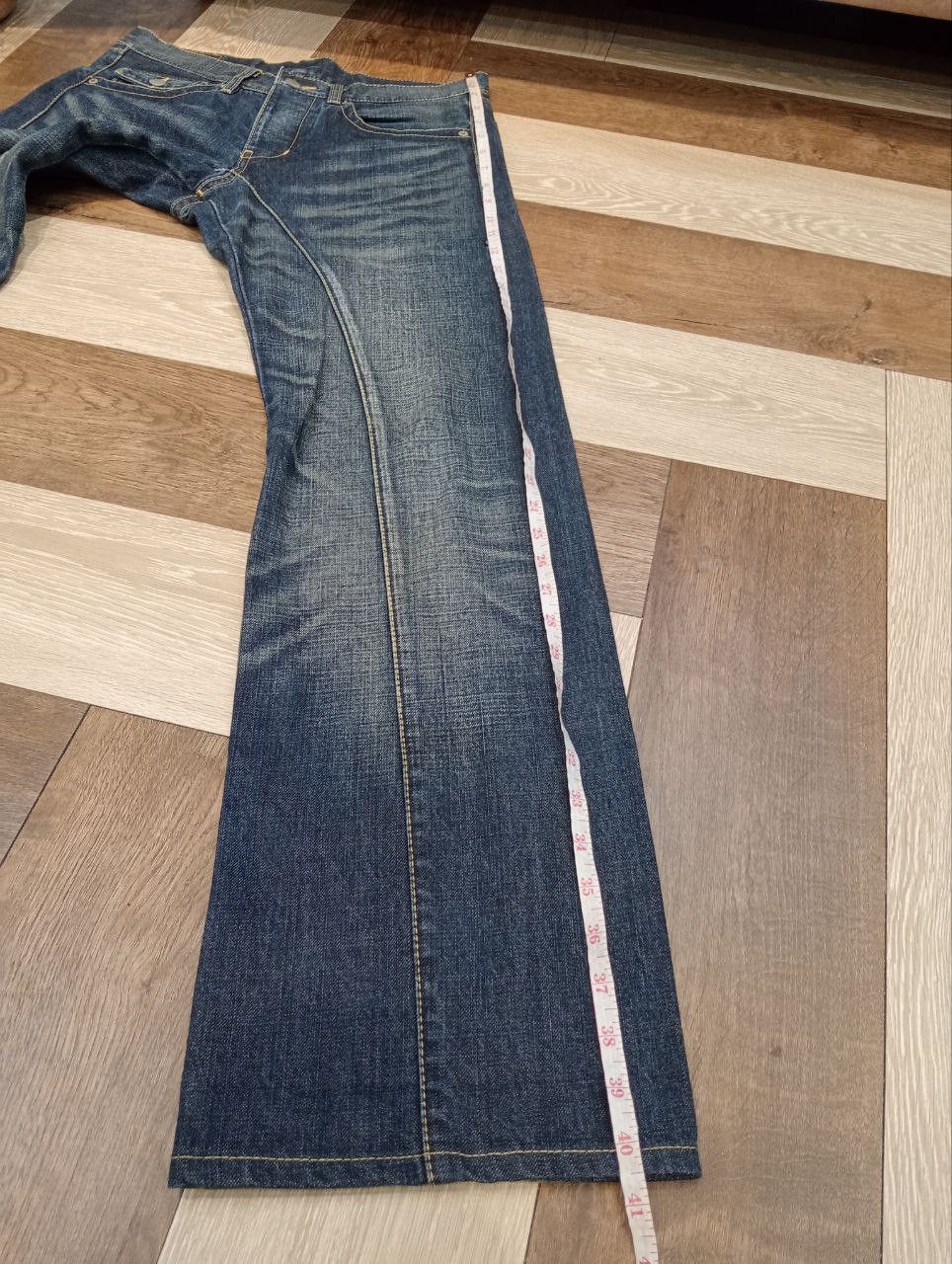Takeo Kikuchi TAKEO KIKUCHI JAPAN WIDE LEG BLUE DENIM JEANS - SIZE 2 Size US 32 / EU 48 - 16 Thumbnail
