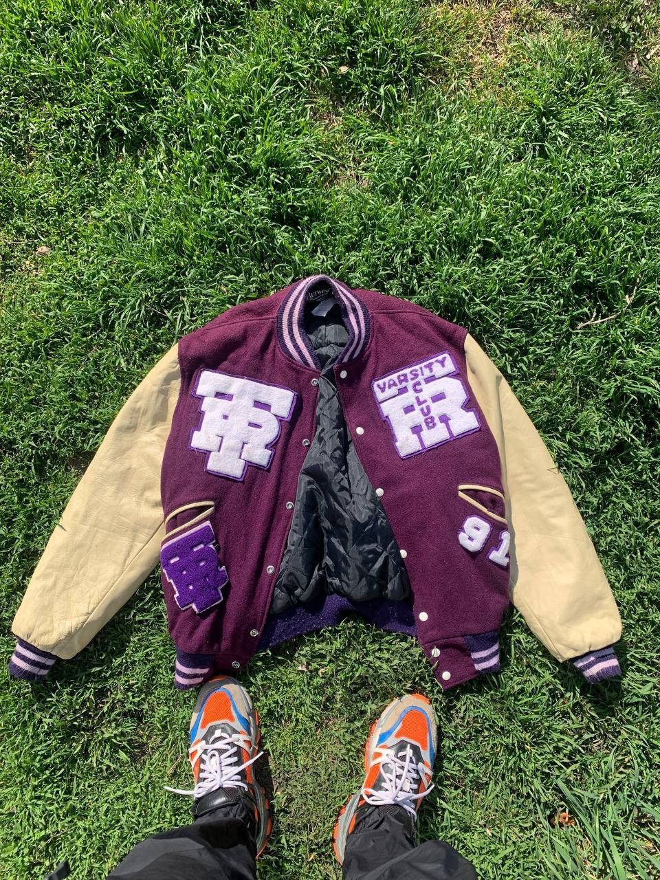 Vintage VERY RARE BUTWIN AMERICAN BOMBER JACKET LEATHER Y2K USA 90s Size US M / EU 48-50 / 2 - 2 Thumbnail