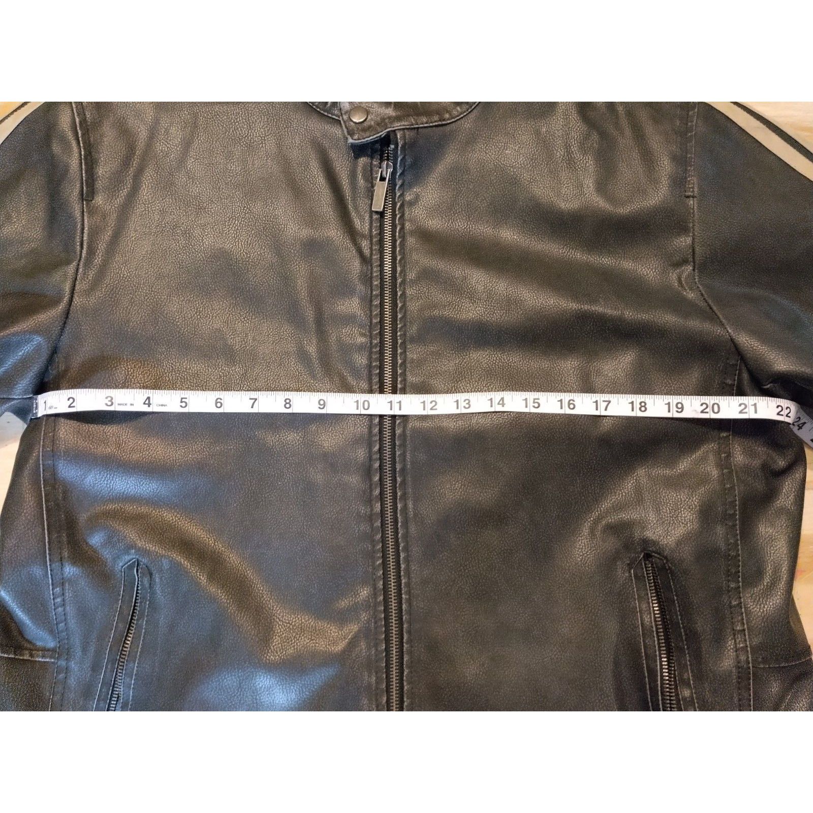 Arizona Jean Co. Men's VTG Arizona Jean Co Biker Motorcycle Jacket Black XL Size US XL / EU 56 / 4 - 3 Thumbnail