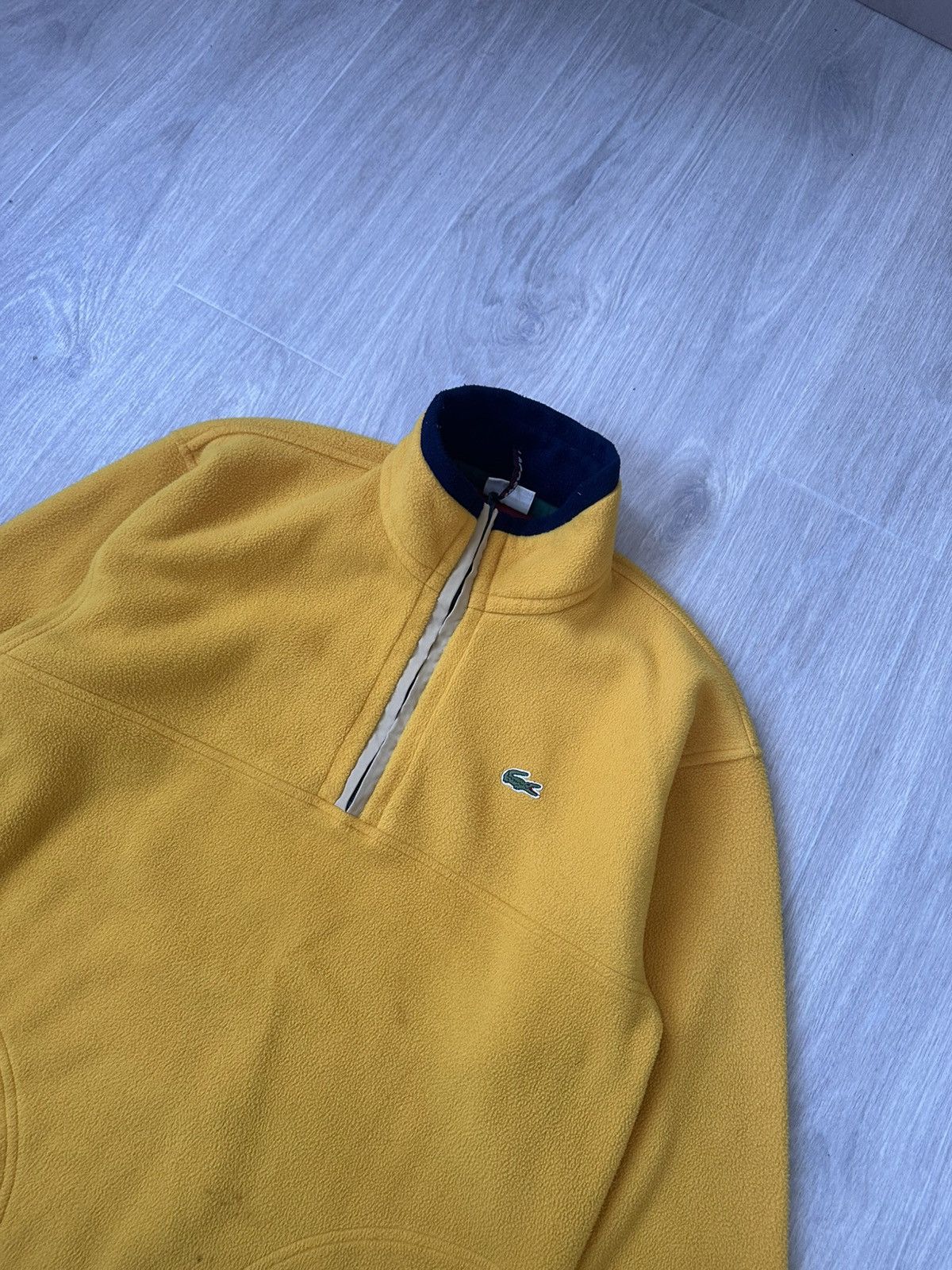 Lacoste Vintage Lacoste fleece jacket 90s rare Size US M / EU 48-50 / 2 - 2 Thumbnail