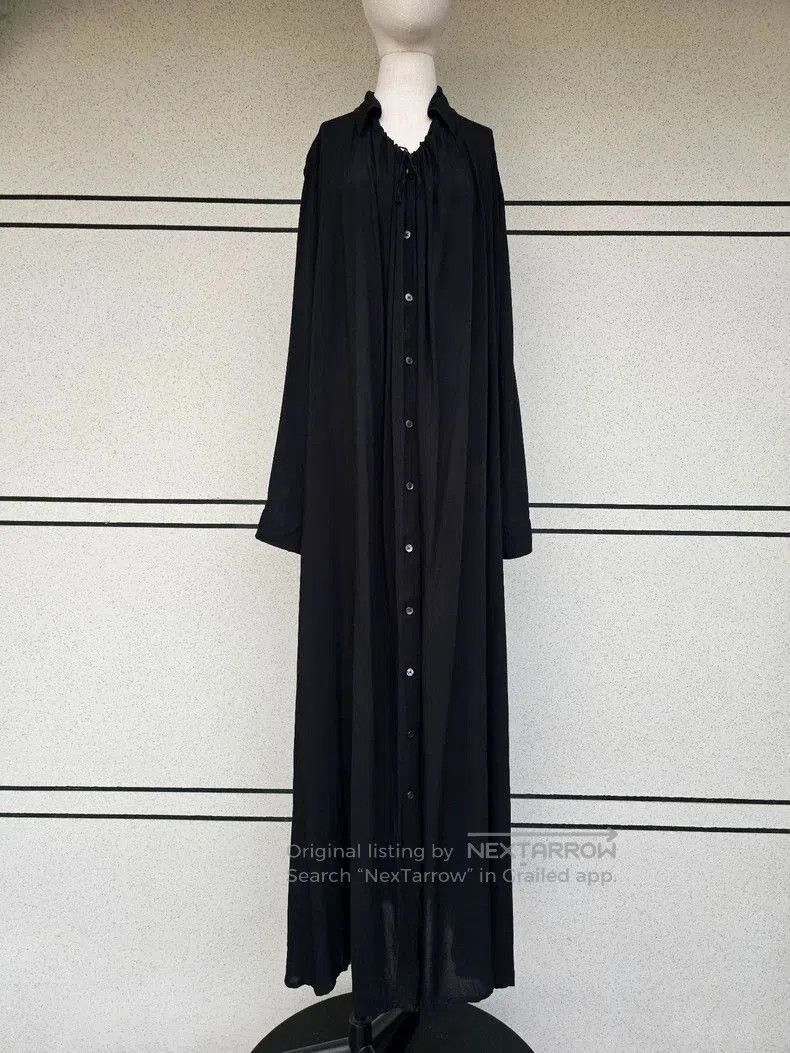 Ann Demeulemeester Ann Demeulemeester Women's Silk Jacket Dress. Size M / US 6-8 / IT 42-44 - 3 Thumbnail