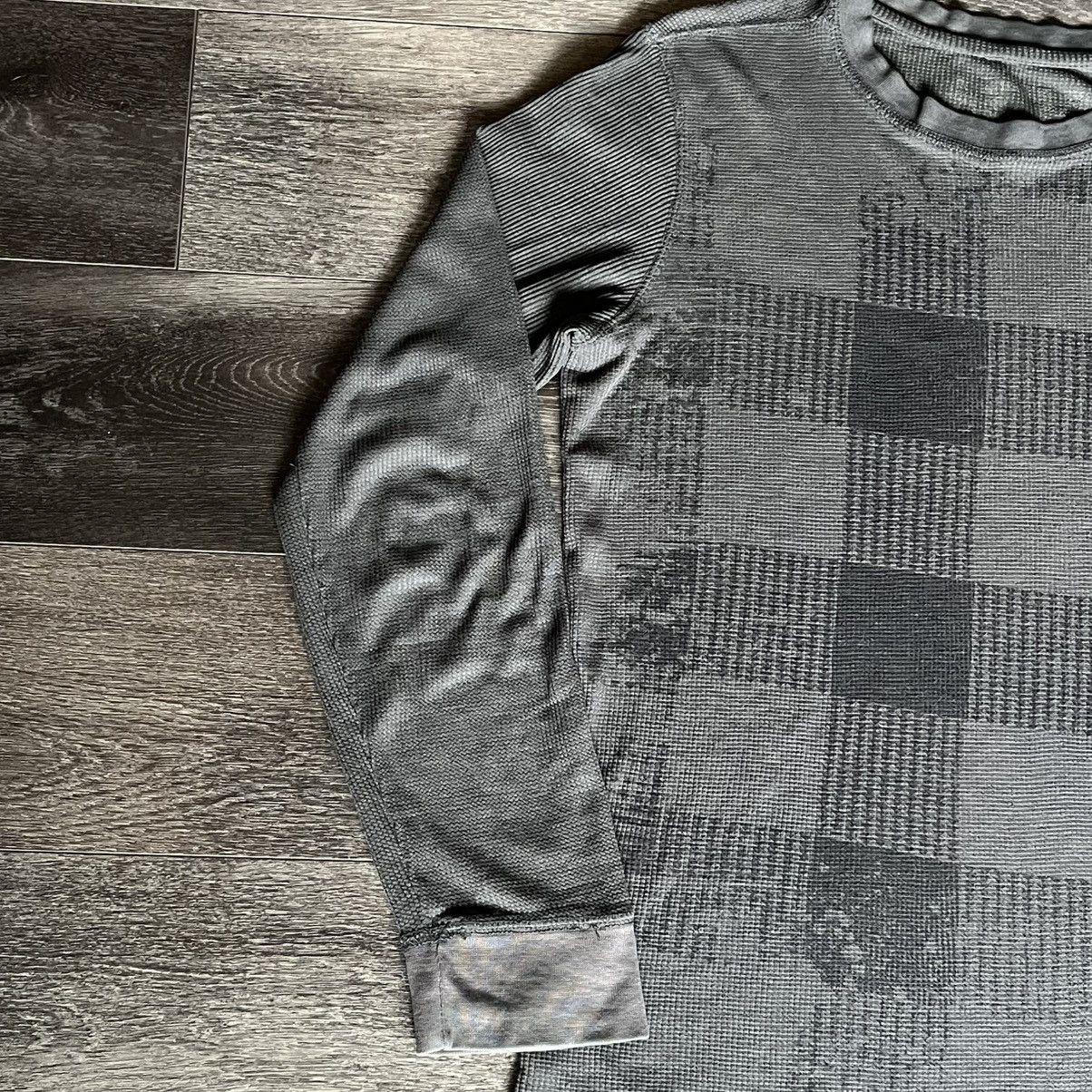 Affliction Vintage 2000s Affliction Style Check Thermal Longsleeve Tee Size US XL / EU 56 / 4 - 3 Thumbnail