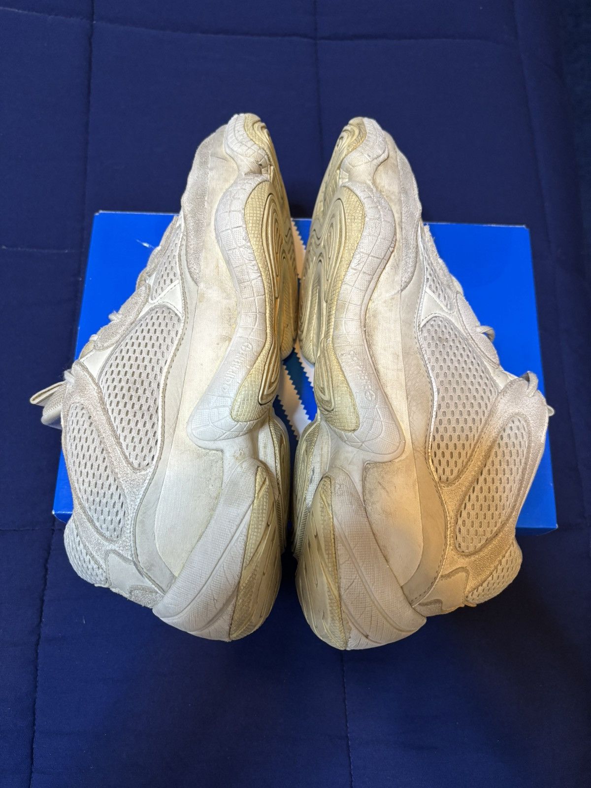 Adidas Adidas Yeezy 500 Bone White 2019 Size 13 Size US 13 / EU 46 - 3 Thumbnail
