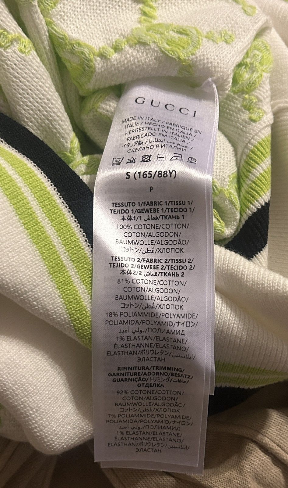Gucci Gucci Lido Cotton Short Sleeved polo dress with GG intarsia Size S / US 4 / IT 40 - 6 Thumbnail