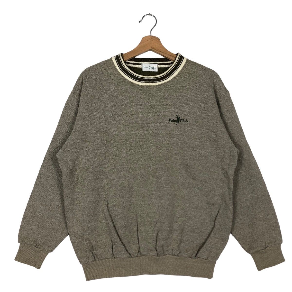 Japanese Brand 🔥90’s Vintage Polo Club Sweatshirt Big Logo Size US L / EU 52-54 / 3 - 2 Thumbnail