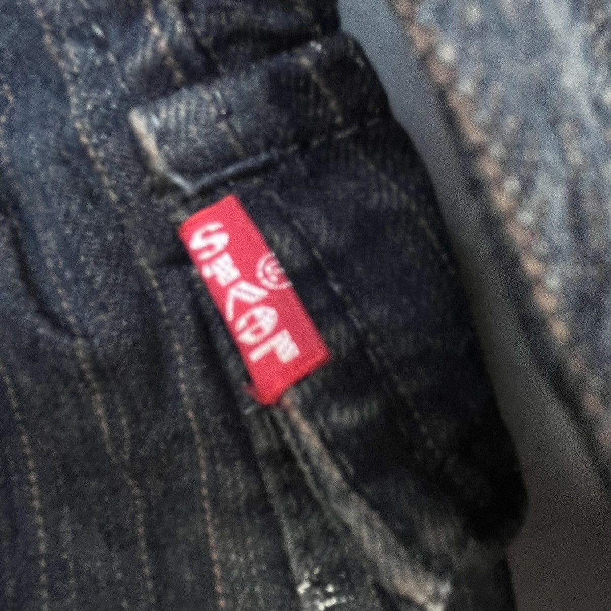 Other Vintage Black Denim Trench Coat With Double-Breasted Button Size M / US 6-8 / IT 42-44 - 9 Thumbnail
