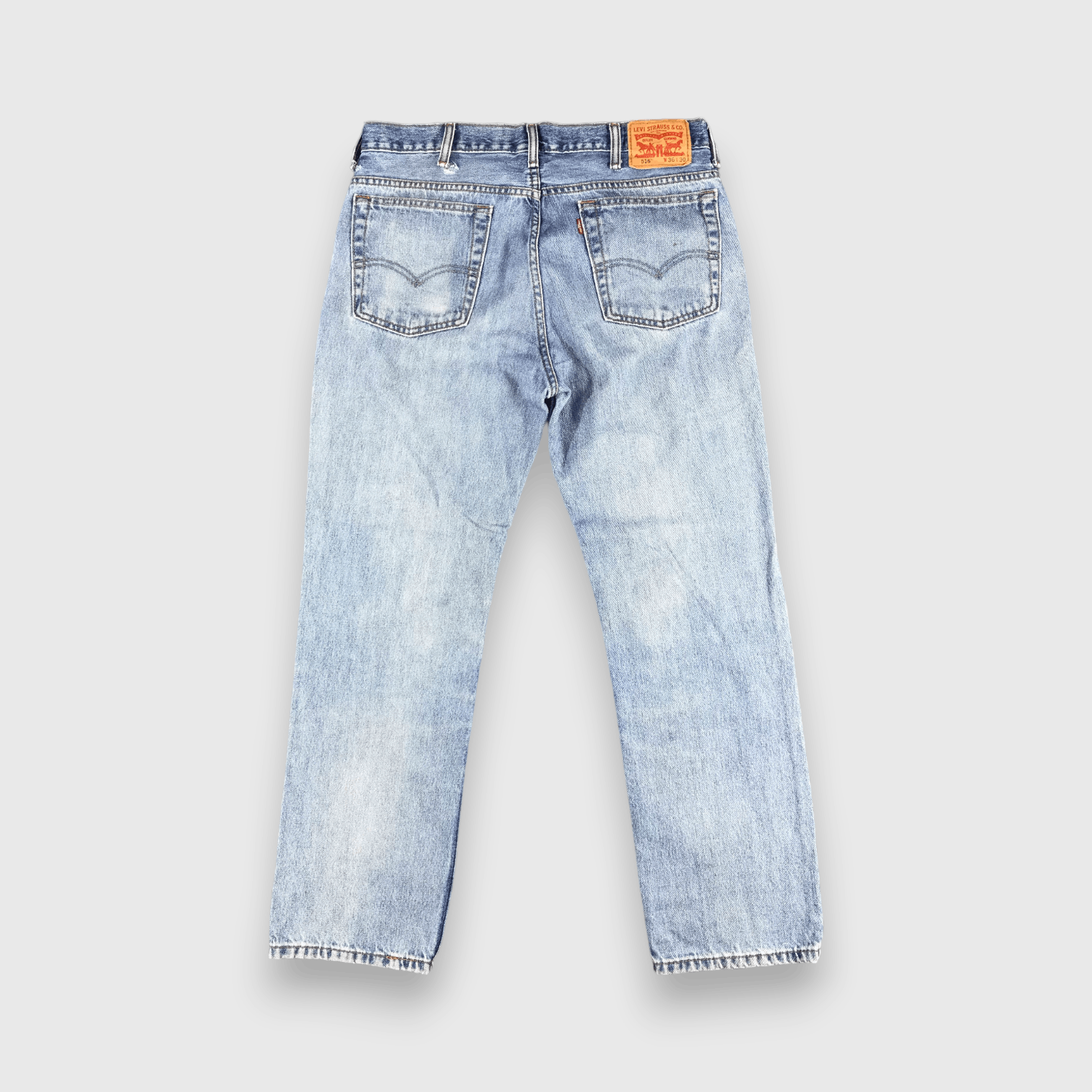 Levi's Vintage Blue Wash Levis 516 Jeans-J1666 Size US 35 - 2 Thumbnail