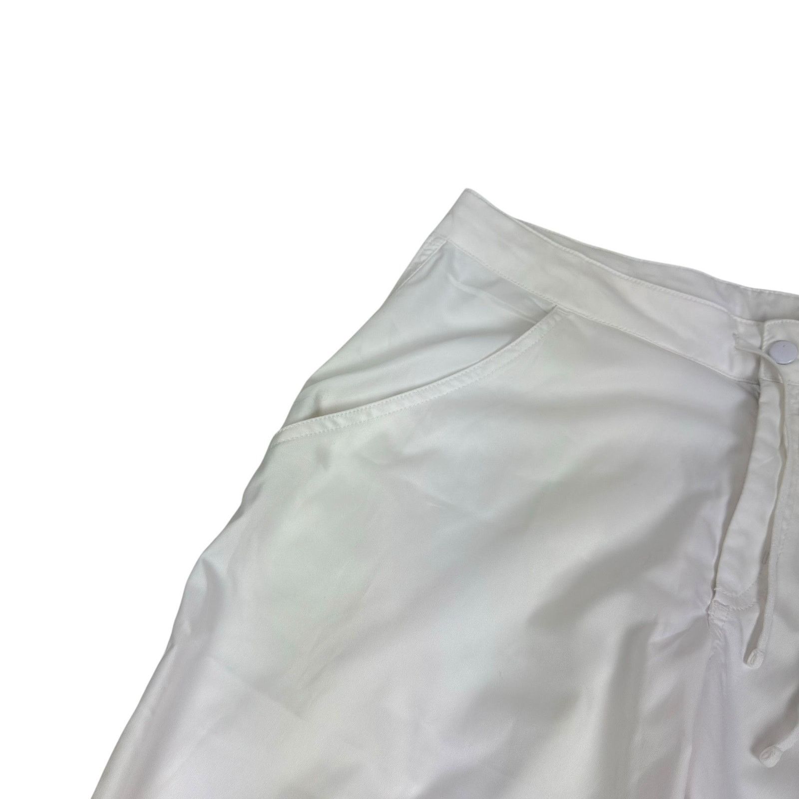 Nike Nike Dri-Fit Womens White Solo Swoosh High Rise Capri Pant 8 Size 30" / US 8 / IT 44 - 3 Thumbnail