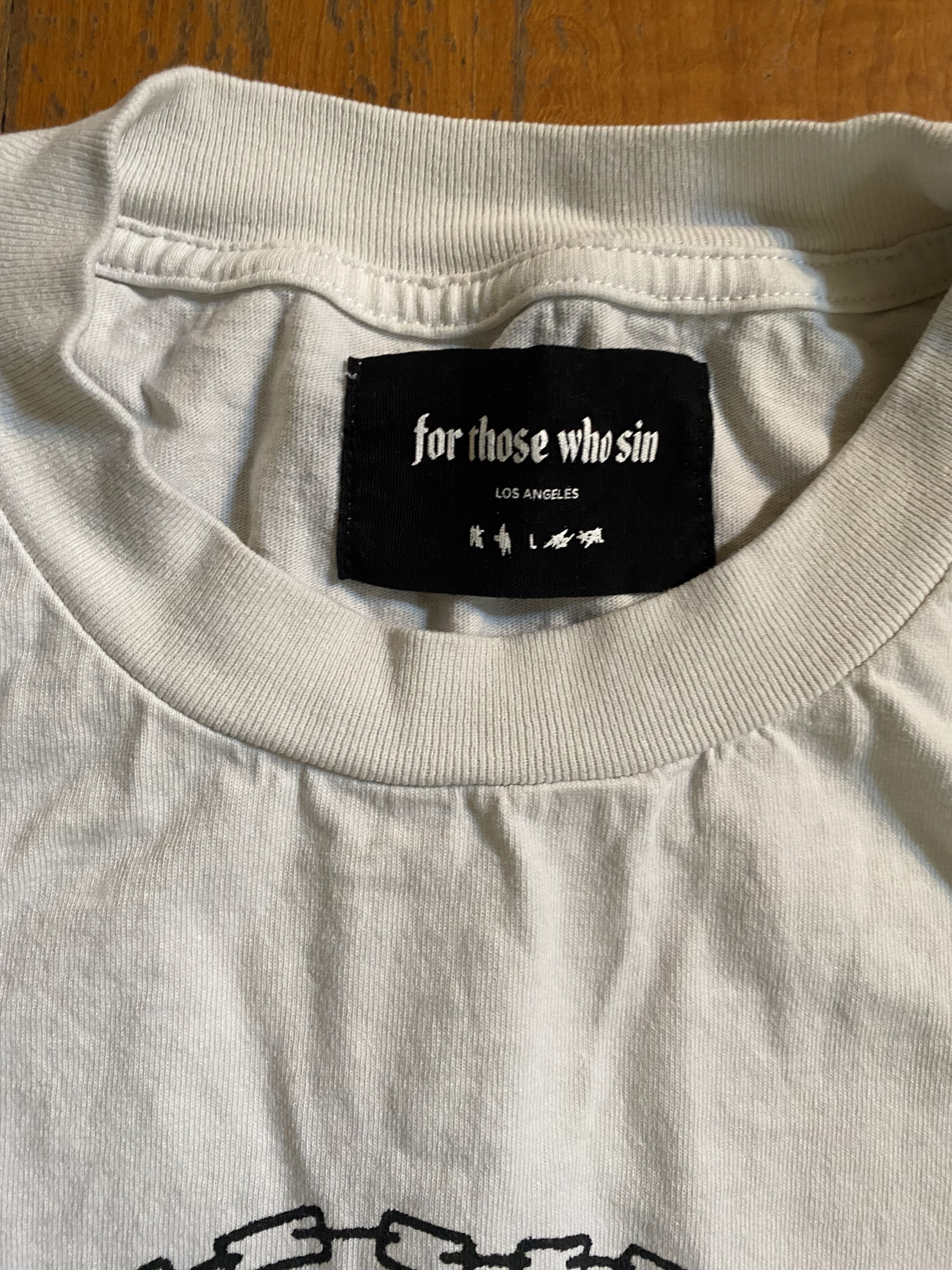 For Those Who Sin FTWS t shirt Size US L / EU 52-54 / 3 - 4 Thumbnail