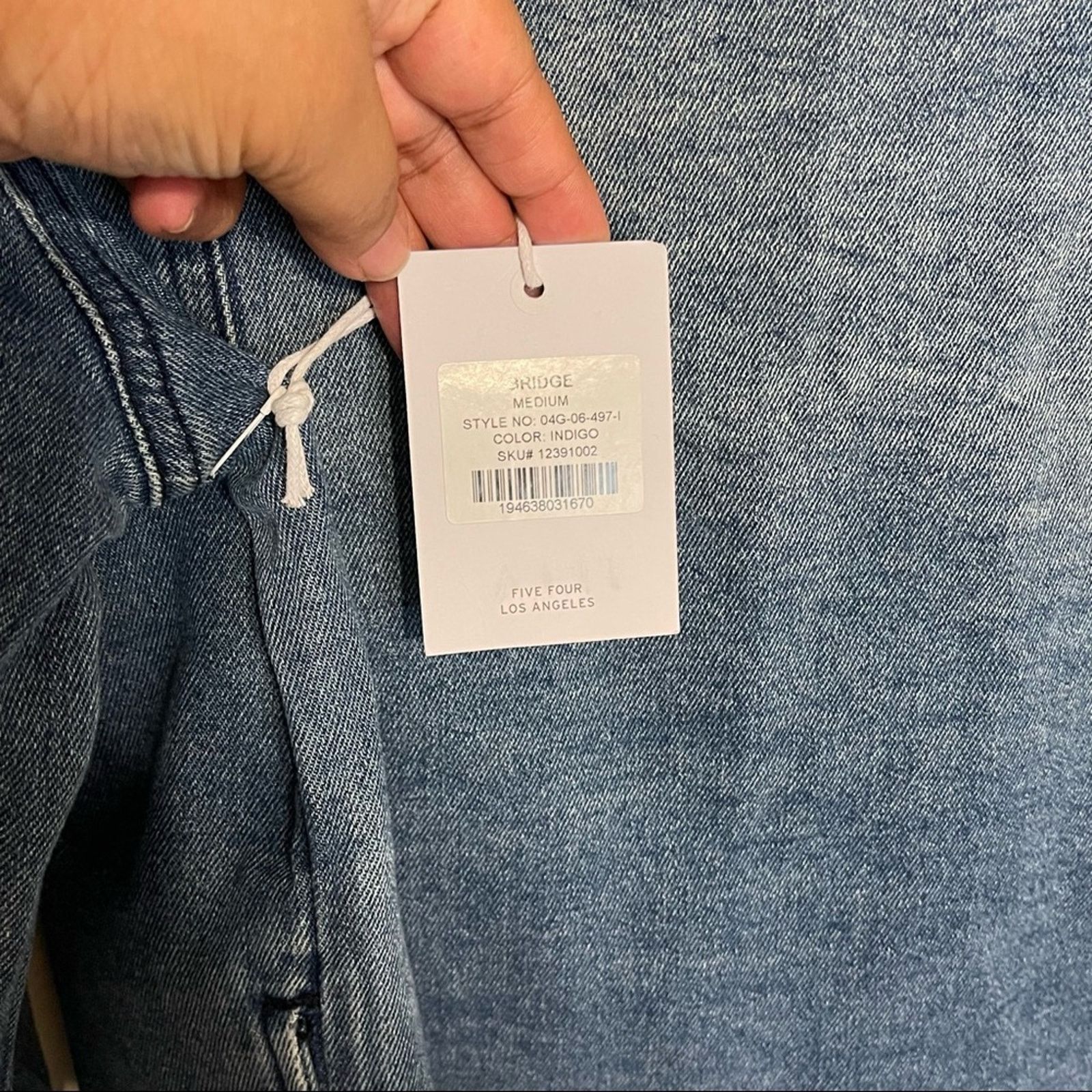 Five Four Five Four FF LA Bridge Denim Jacket Indigo Medium Wash M Size US M / EU 48-50 / 2 - 9 Thumbnail