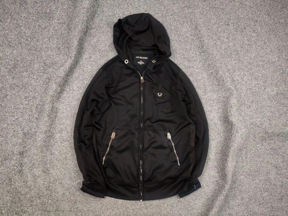 True Religion Vintage True Religion Zip Hoodie Foil Logo USA Style Y2K Size US M / EU 48-50 / 2 - 1 Thumbnail