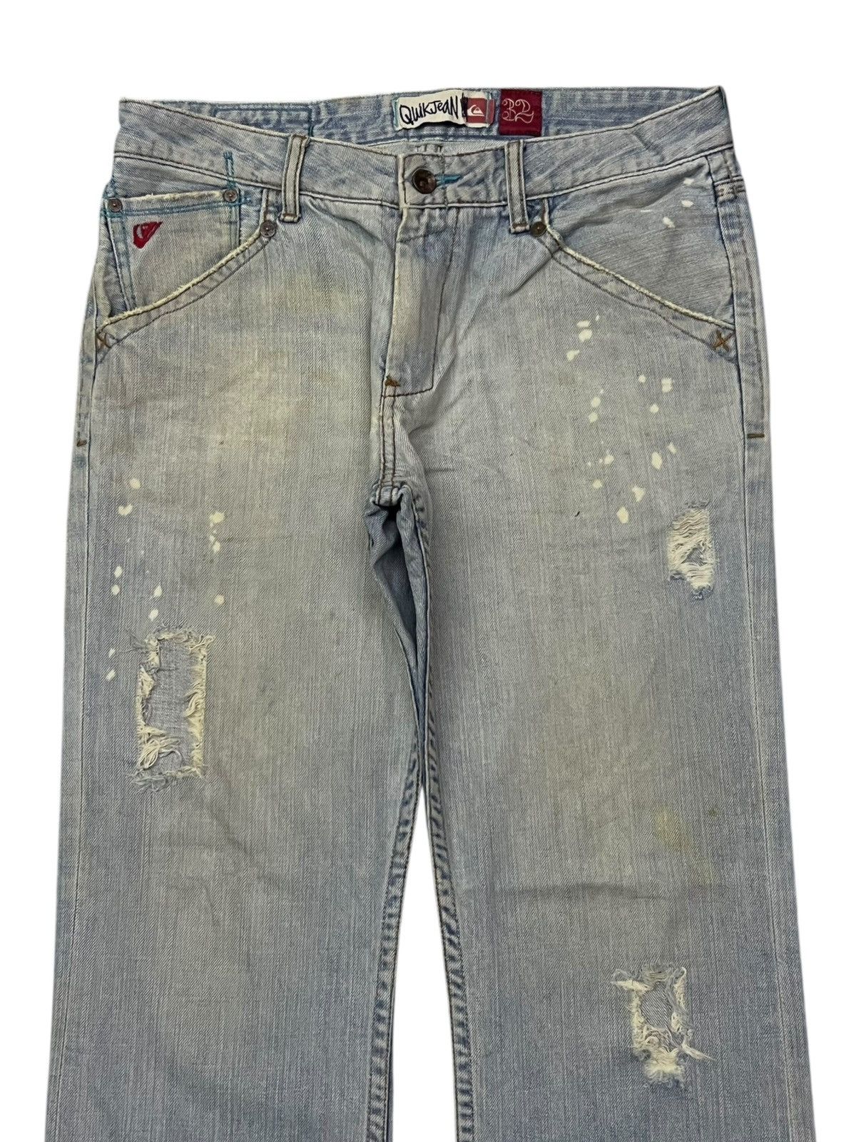 Quicksilver Vintage Quiksilver “QuikJean” Boot Fit – Distressed Size US 33 - 4 Thumbnail