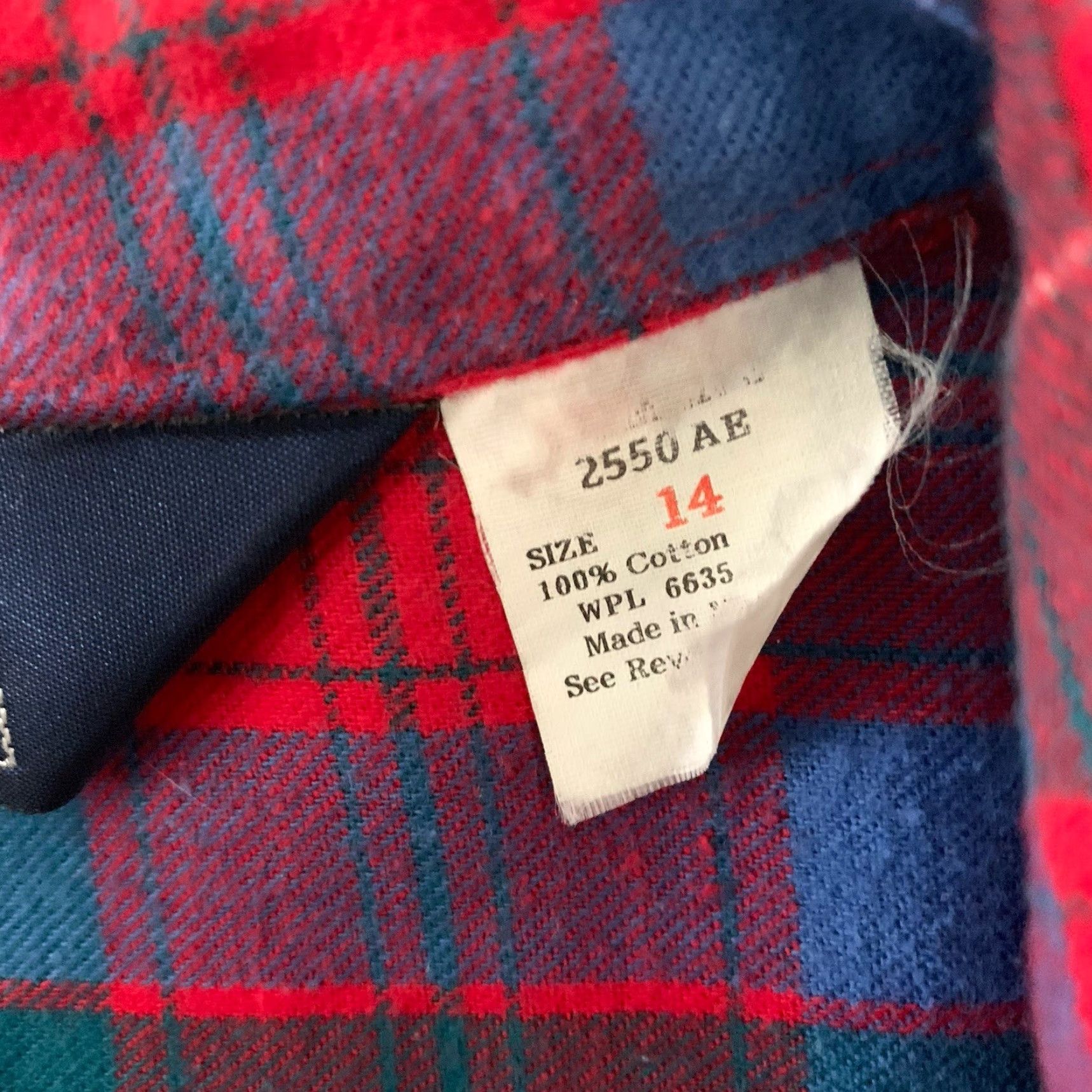 Vintage Woolrich Shirt Womens 14 Plaid Flannel Long Sleeve Button Up Red Pockets Size XL / US 12-14 / IT 48-50 - 4 Thumbnail