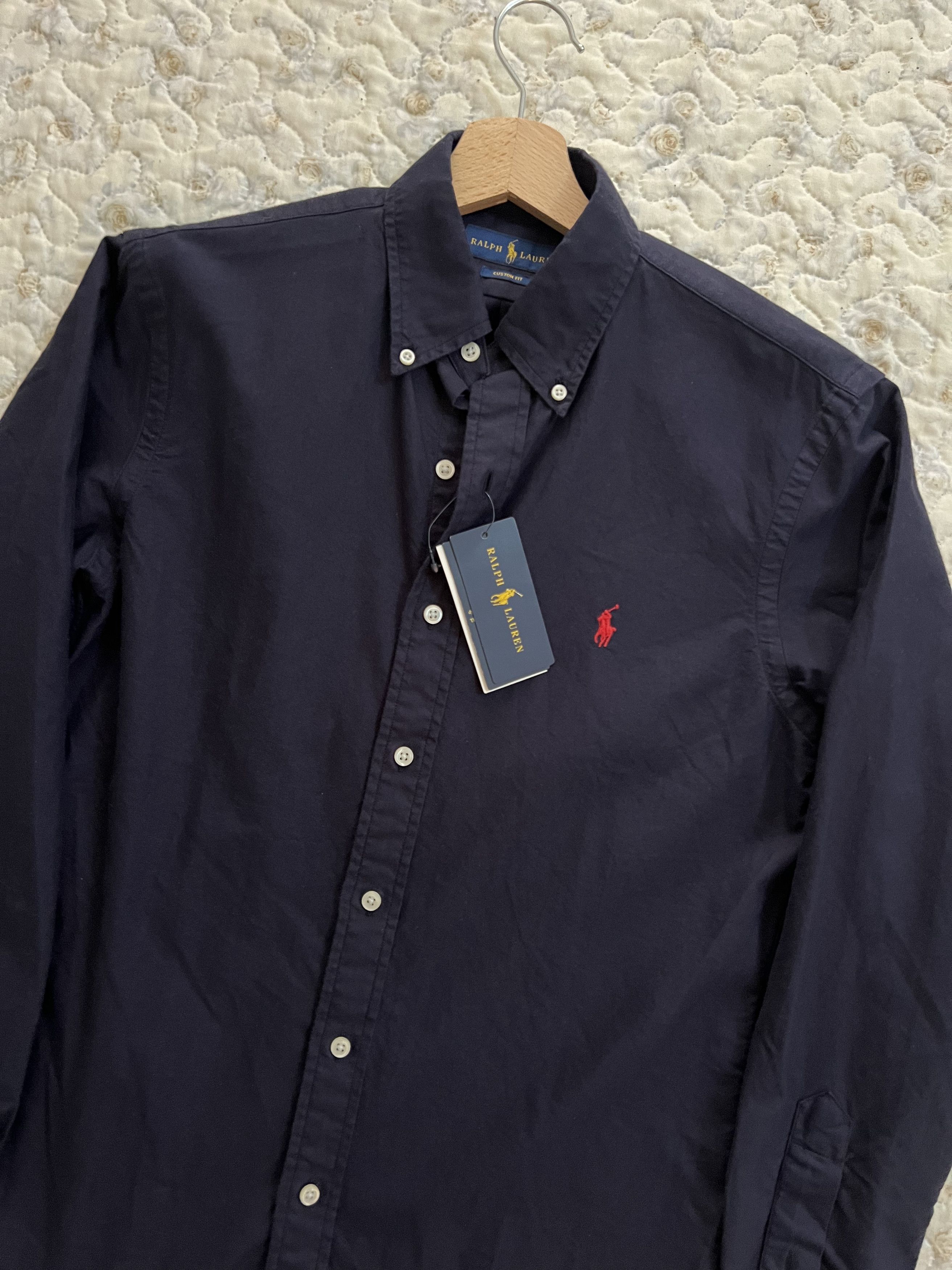 Polo Ralph Lauren Polo Ralph Lauren shirt custom fit navy red Oxford stretch Size US S / EU 44-46 / 1 - 10 Thumbnail