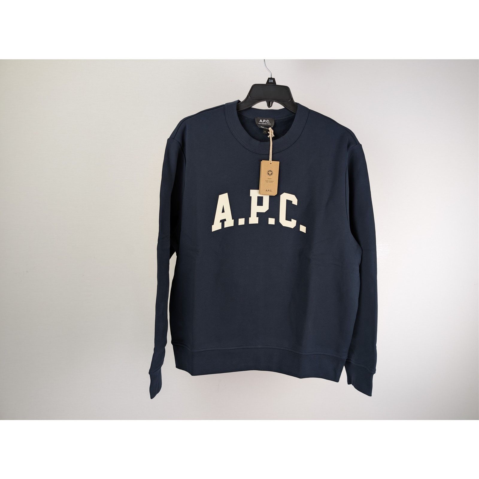 A.P.C. o1rshd1 Sweatshirt Harris in Dark Blue Size US L / EU 52-54 / 3 - 8 Thumbnail