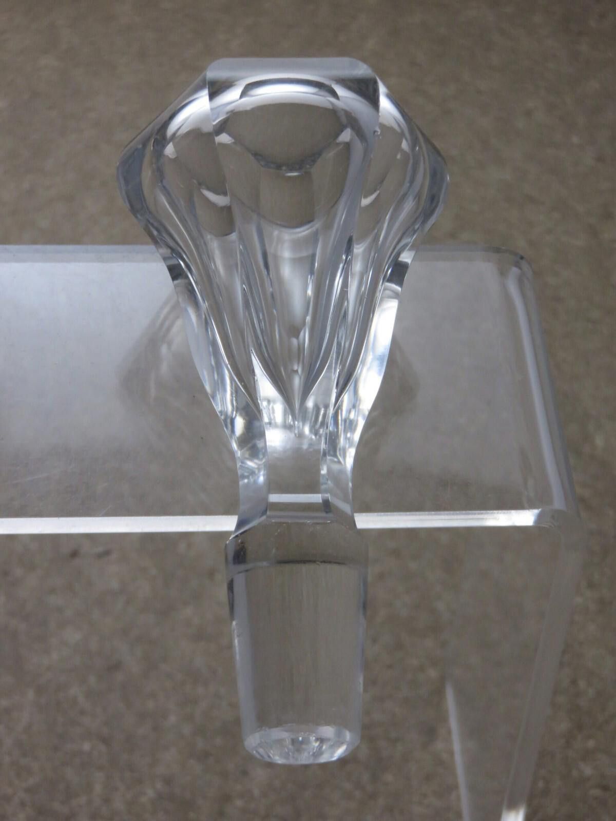 The Unbranded Brand Antique Victorian Pillar Molded Blown Flint Glass Decanter Size ONE SIZE - 6 Thumbnail