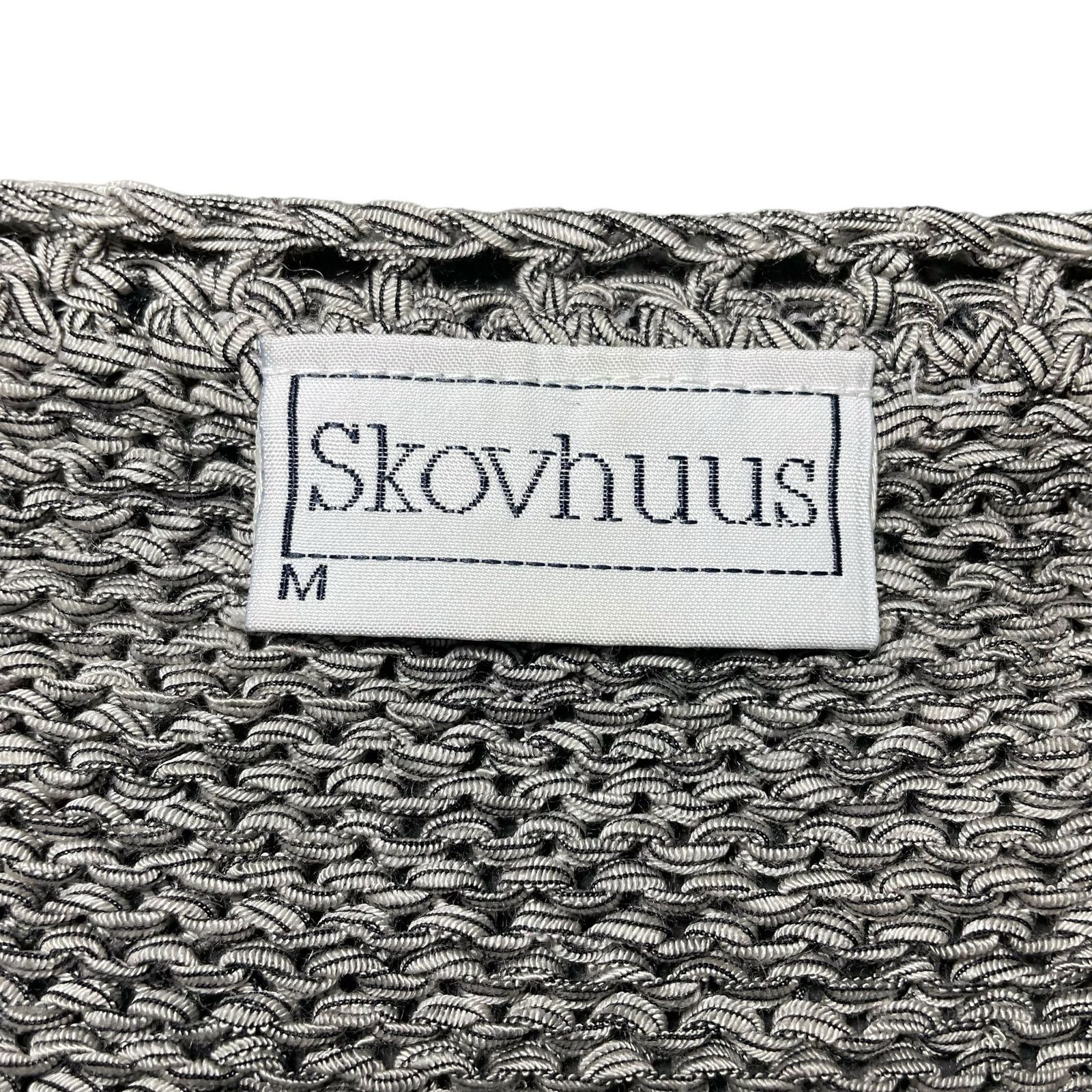 Other Skovhuus Knit Pullover Sweater Openwork Details Gray Medium Size M / US 6-8 / IT 42-44 - 3 Thumbnail