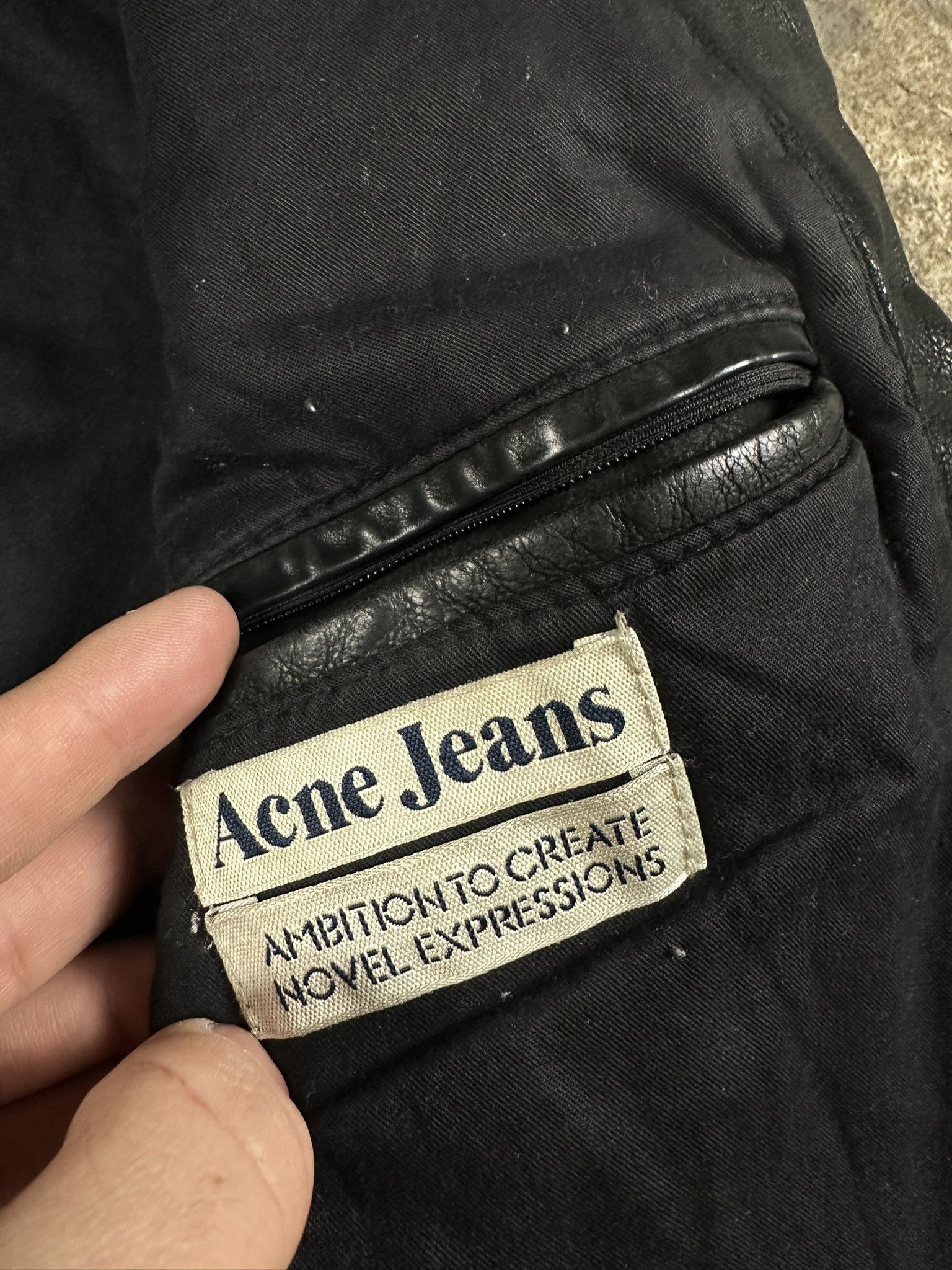 Acne Studios Vintage Acne Studios Hockney Leather Biker Jacket Size US S / EU 44-46 / 1 - 7 Thumbnail