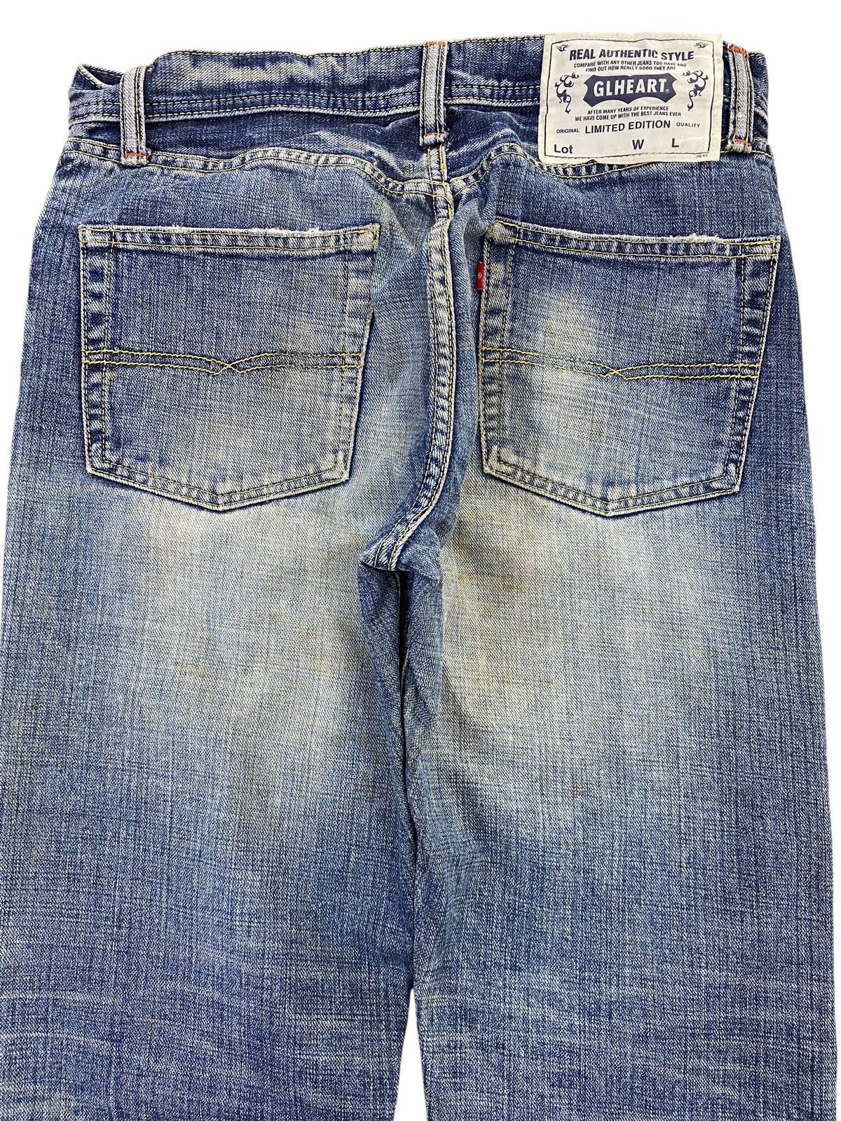 Japanese Brand Japanese Brand Light Faded Wash Style Straight Leg Jeans Size US 30 / EU 46 - 4 Thumbnail
