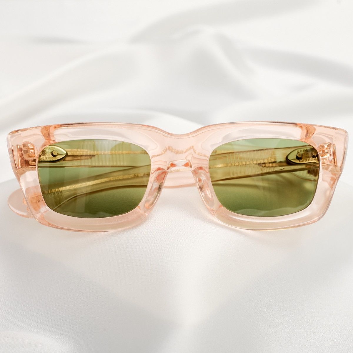 Chrome Hearts CHROME HEARTS STEEZIN PINK CRYSTAL SUNGLASSES Size ONE SIZE - 6 Thumbnail
