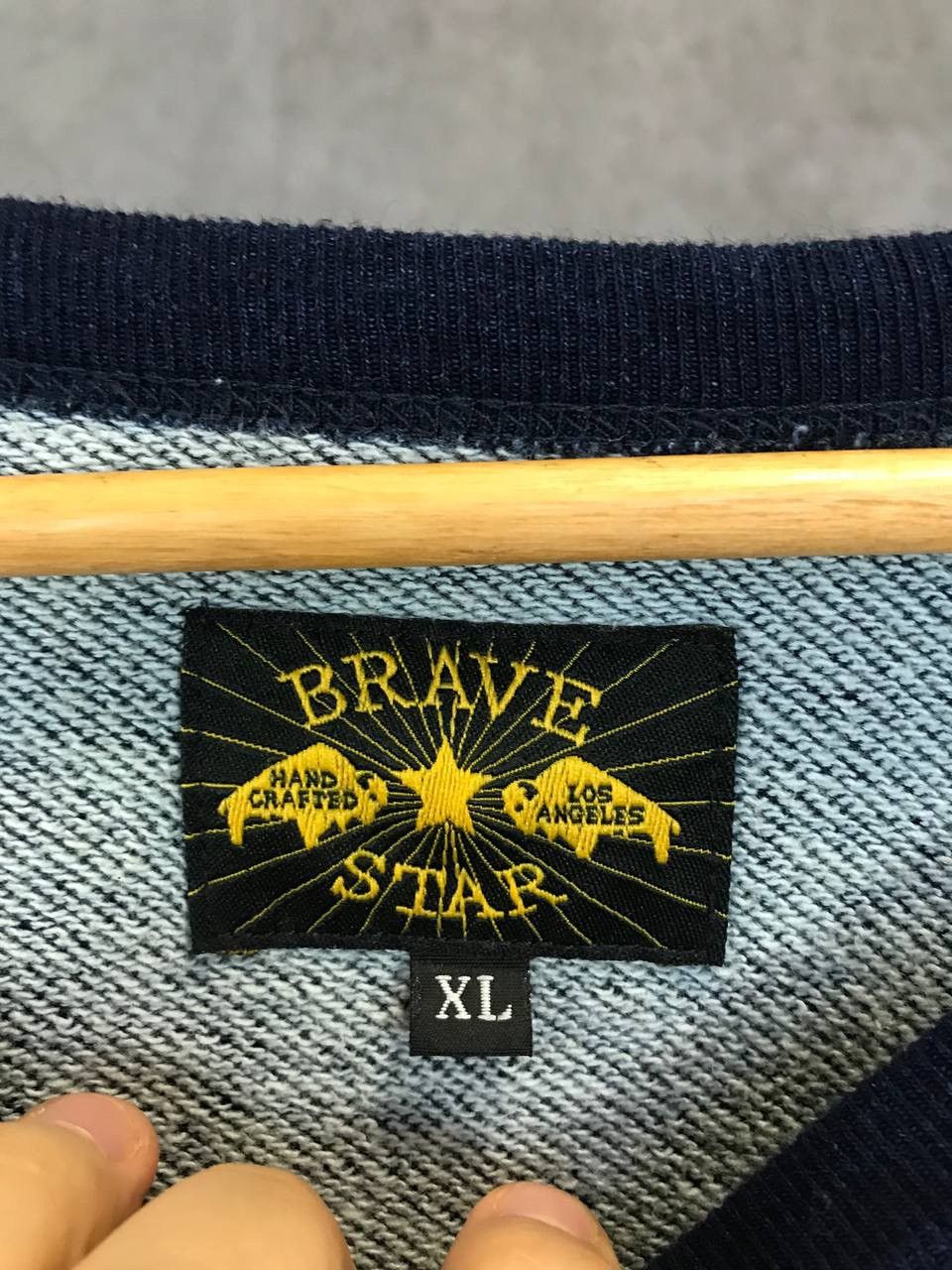 Brave Star Selvage Brave Star made in USA vintage indigo sweatshirt Size US XL / EU 56 / 4 - 3 Thumbnail