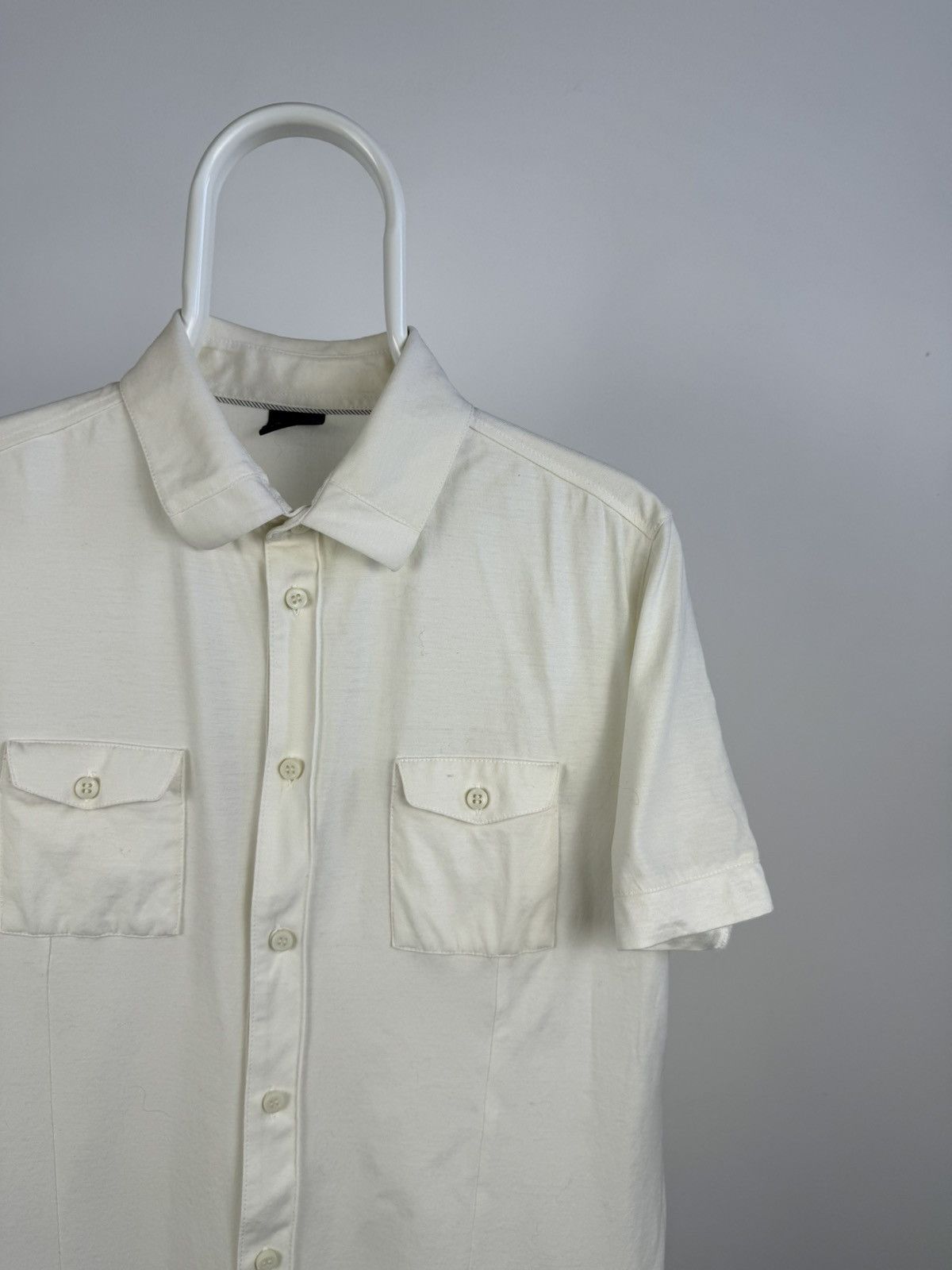 Hugo Boss Vintage Hugo Boss Short Sleeve Shirt Size US L / EU 52-54 / 3 - 2 Thumbnail
