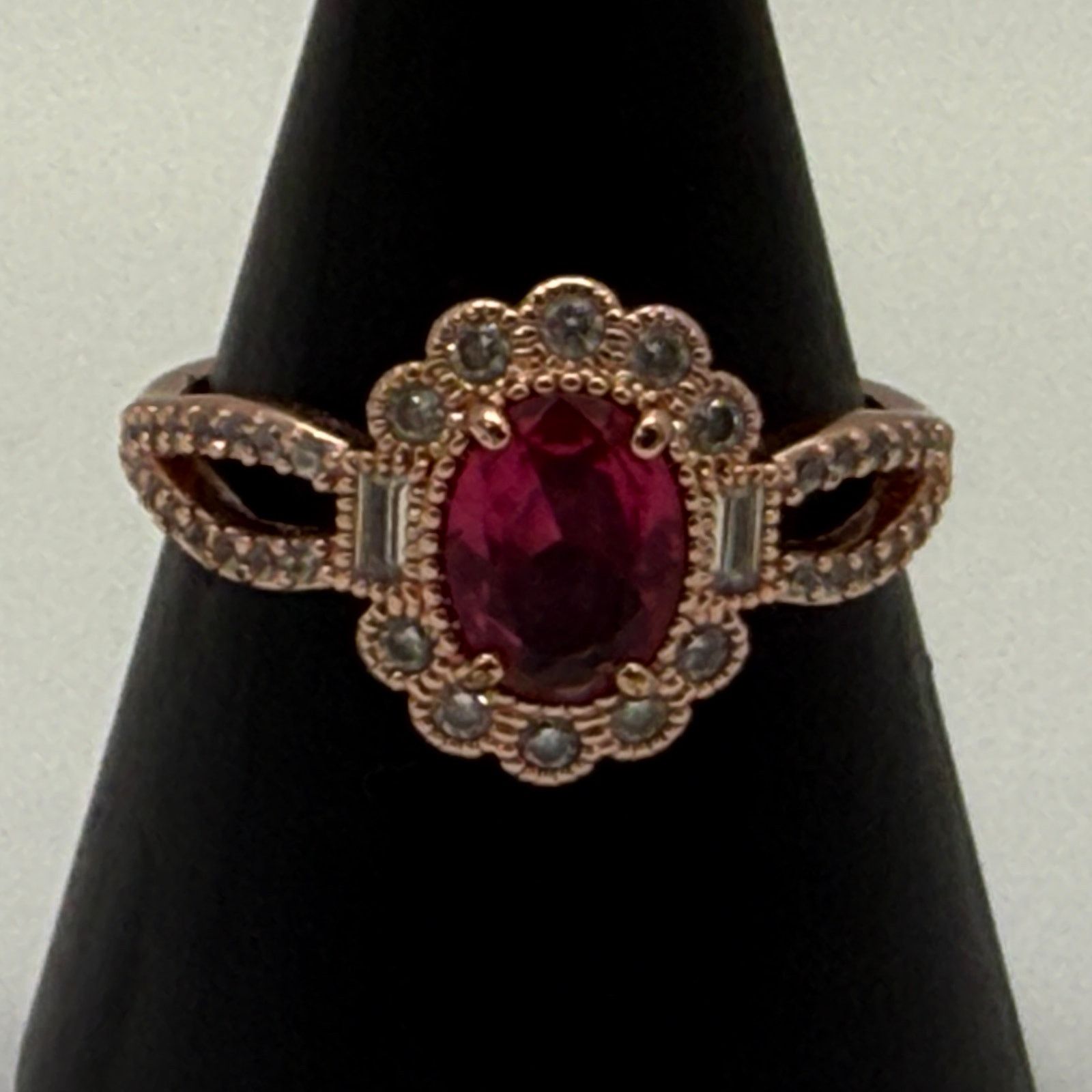 Other Bomb Party RBP3637 Classic Chic Lab Created Ruby Size 9 Ring Size ONE SIZE - 2 Thumbnail