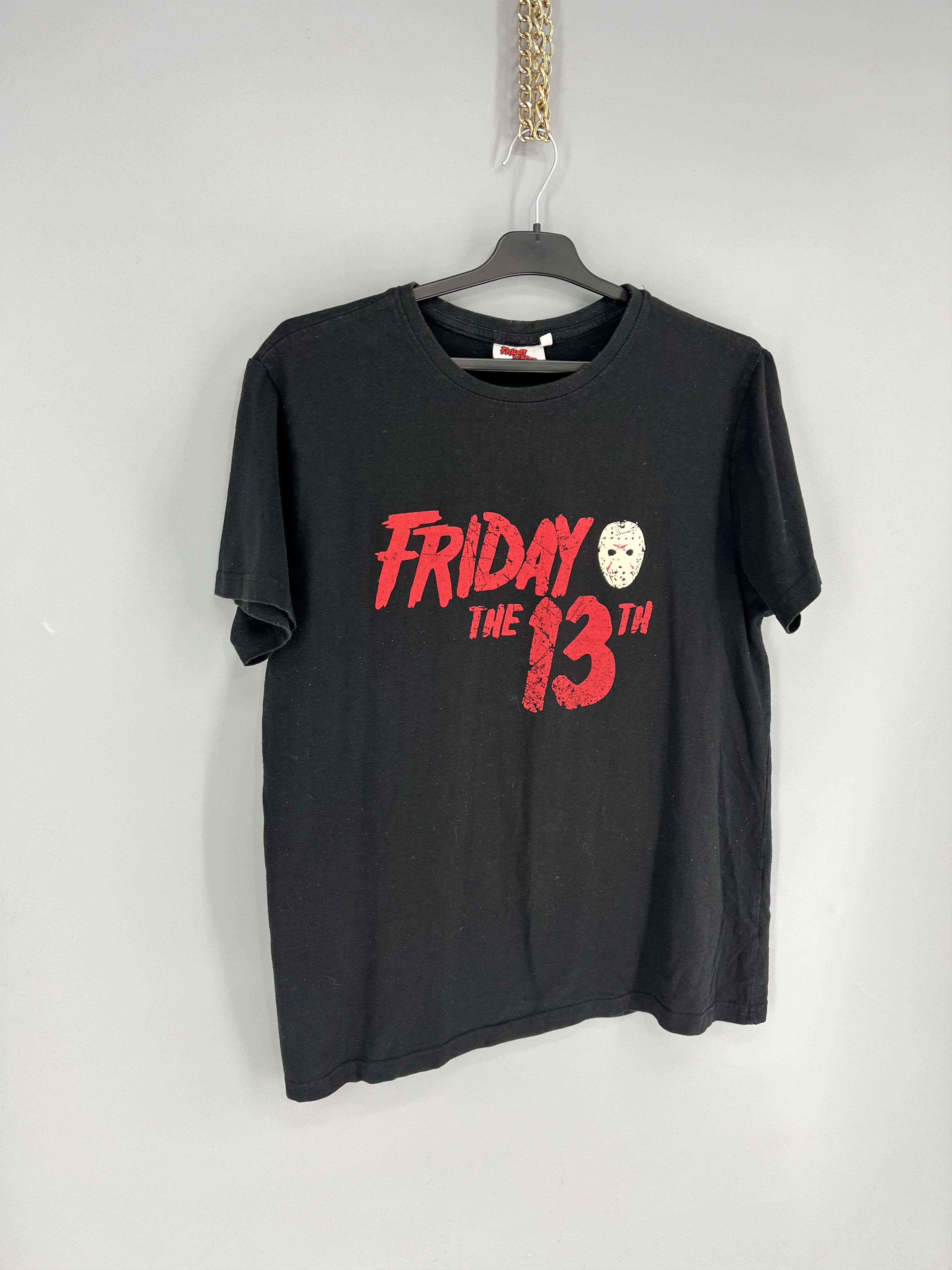 Vintage Friday The 13th Jason Voorhees I Love Friday HorrorMovie Tee Size US XL / EU 56 / 4 - 2 Thumbnail