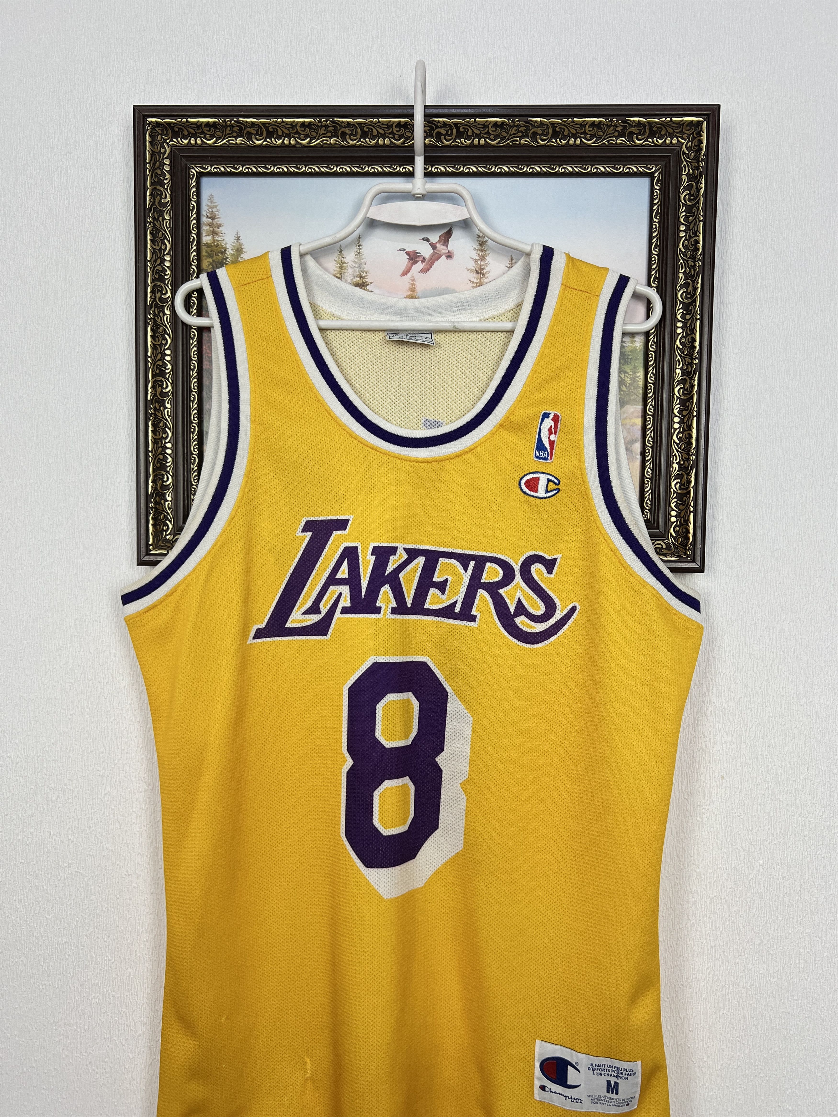 Champion Vintage Los Angeles Lakers NBA #8 Bryant GOAT Jersey Tee Size US M / EU 48-50 / 2 - 2 Thumbnail