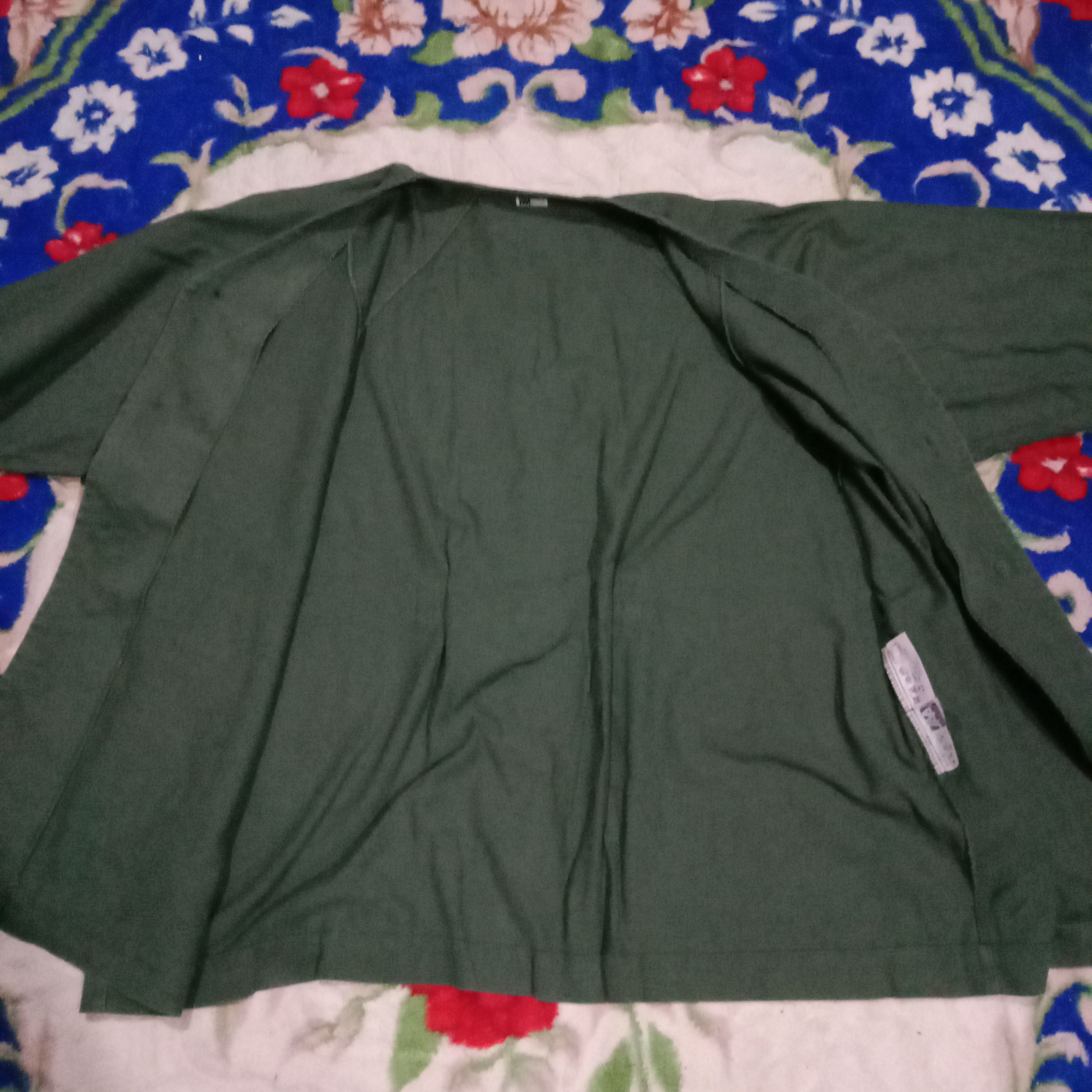 Designer × Issey Miyake × Japanese Brand Vintage issey miyake studio button jacket army green Size US M / EU 48-50 / 2 - 3 Thumbnail
