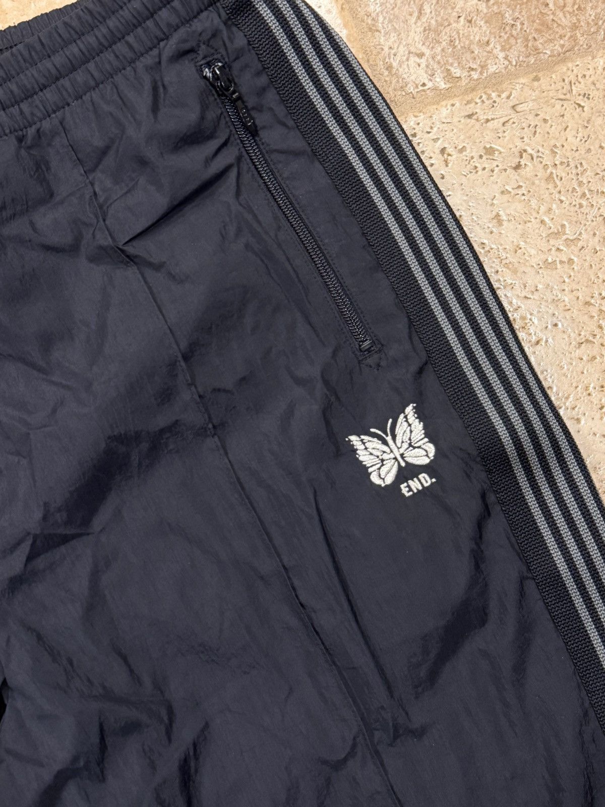 END. × Needles Needles x END Black / Gray Nylon Track Panfs Size US 36 / EU 52 - 8 Thumbnail