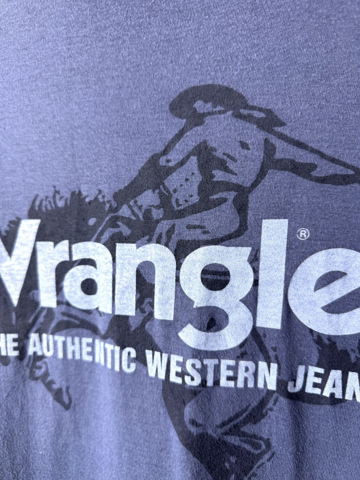 Wrangler Vintage Wrangler Cowboy Horse T Shirt 1990’s Size US XL / EU 56 / 4 - 3 Thumbnail