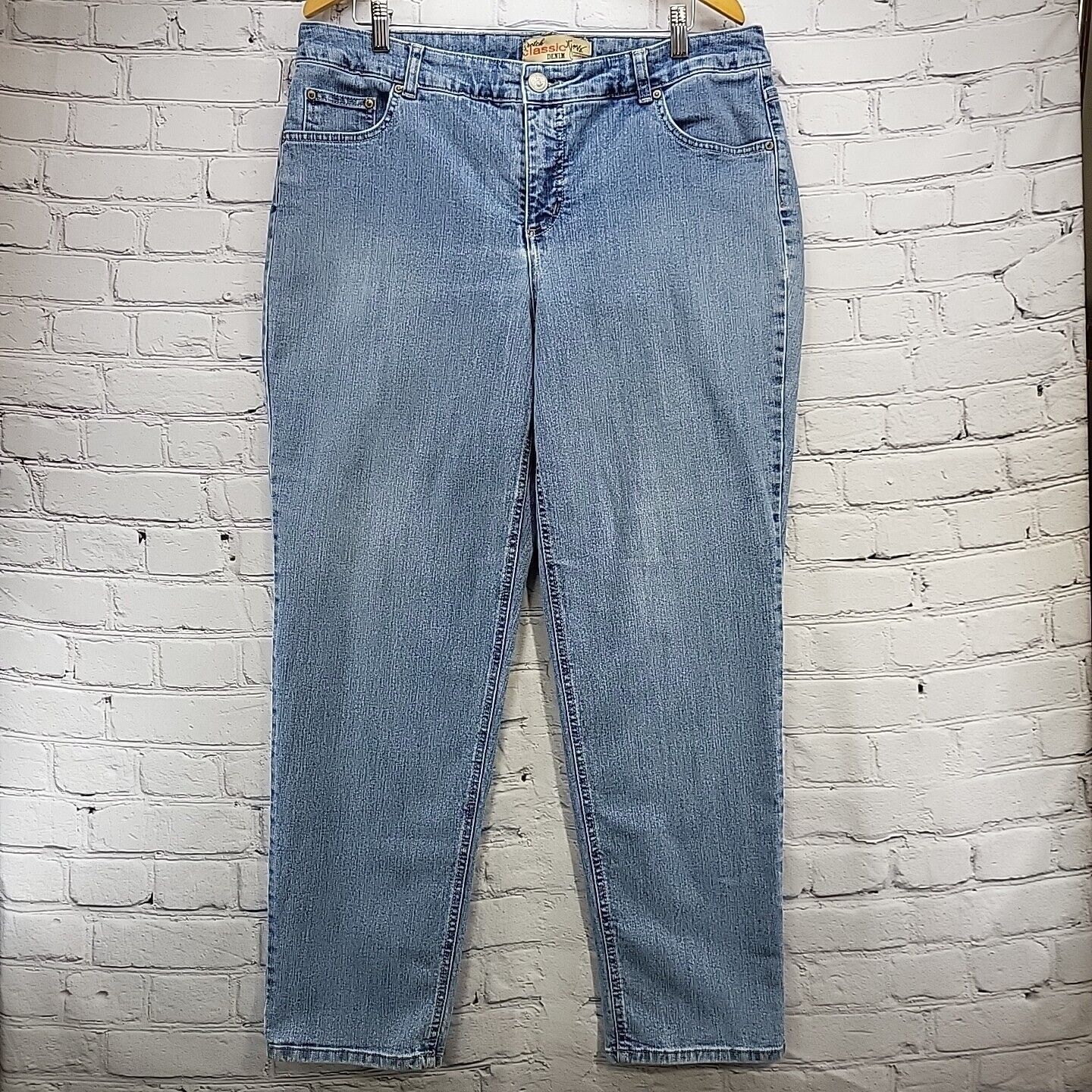 Vintage JMS Just My Size Jeans Womens Sz 18W Classic Stretch Denim   4efd5e269aac4234b5084c40b2c0c548