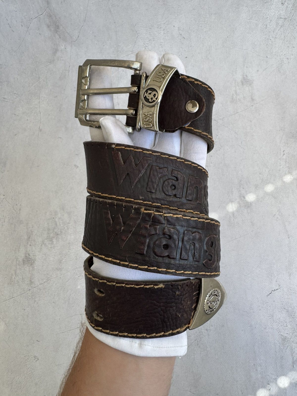 Wrangler Wrangler Belt Vintage Size ONE SIZE - 1 Thumbnail