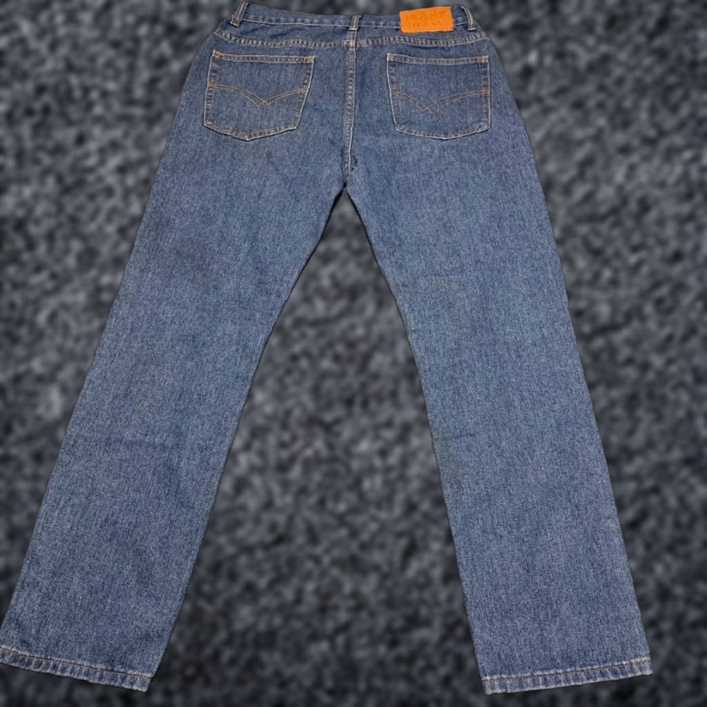 Vintage Frank Jeans 2019 Mens 34 Blue Denim Cotton Everyday Wear Classic Straight Leg Jeans Size US 34 / EU 50 - 1 Thumbnail