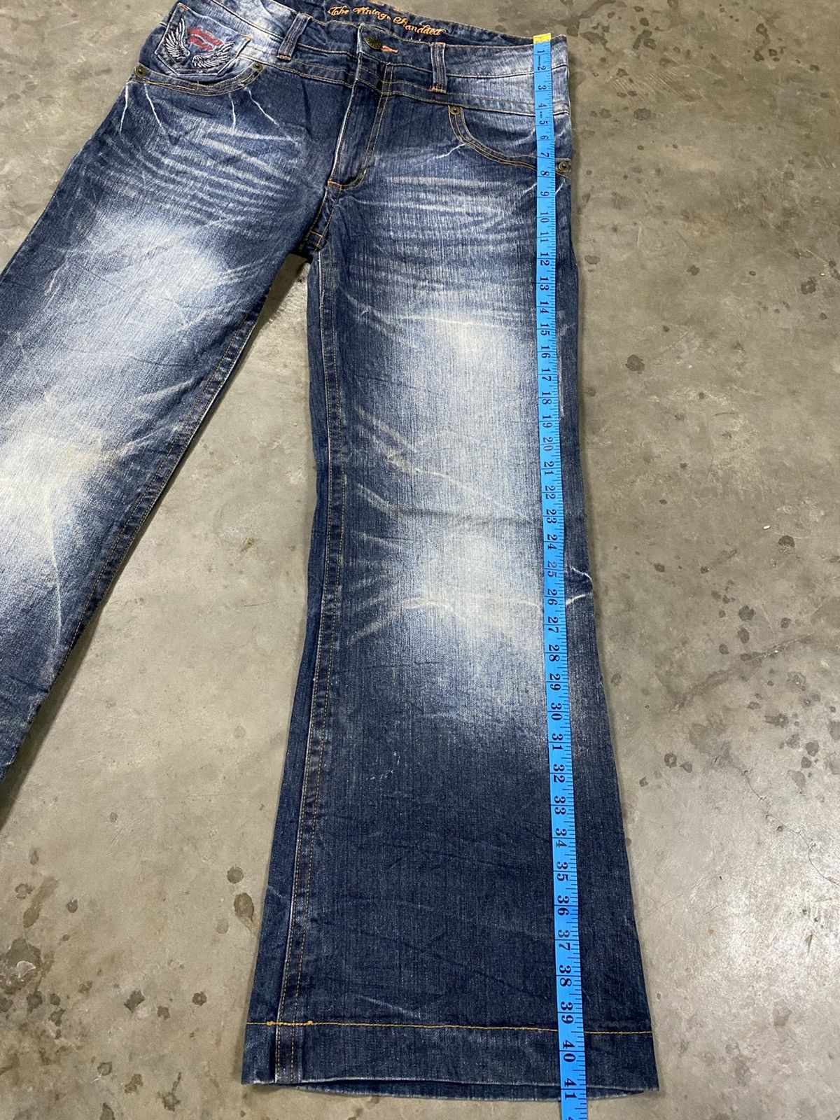 Tornado Mart Super Flare Jeans Japanese Unknown Heaven Vintage @299 Size US 32 / EU 48 - 15 Thumbnail