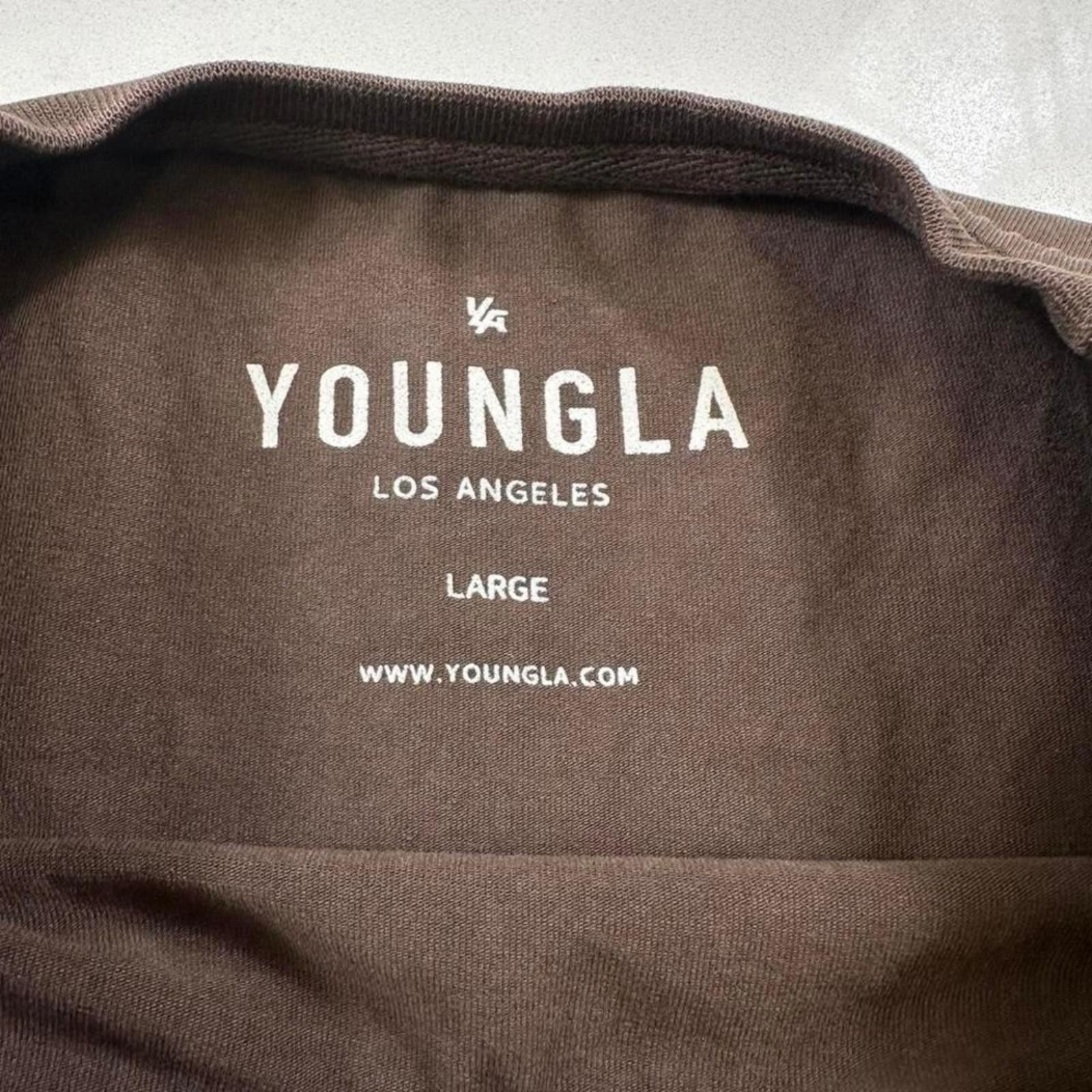 YoungLA YoungLa 316 Tank Top Mens Large Brown Sleeveless Roses Size US L / EU 52-54 / 3 - 3 Thumbnail