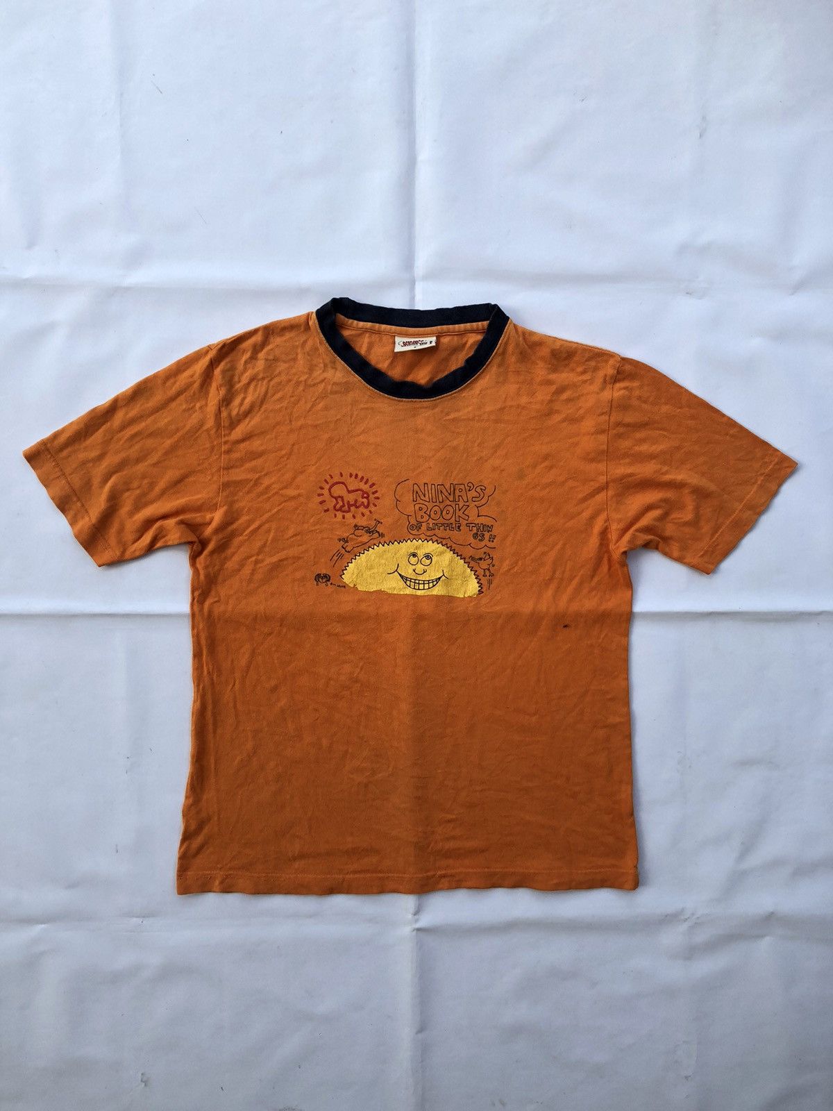 If Six Was Nine × Japanese Brand × Le Grande Bleu (L.G.B.) Nina Book Of Little Thin GS X Keith Haring Tee Size US S / EU 44-46 / 1 - 1 Thumbnail