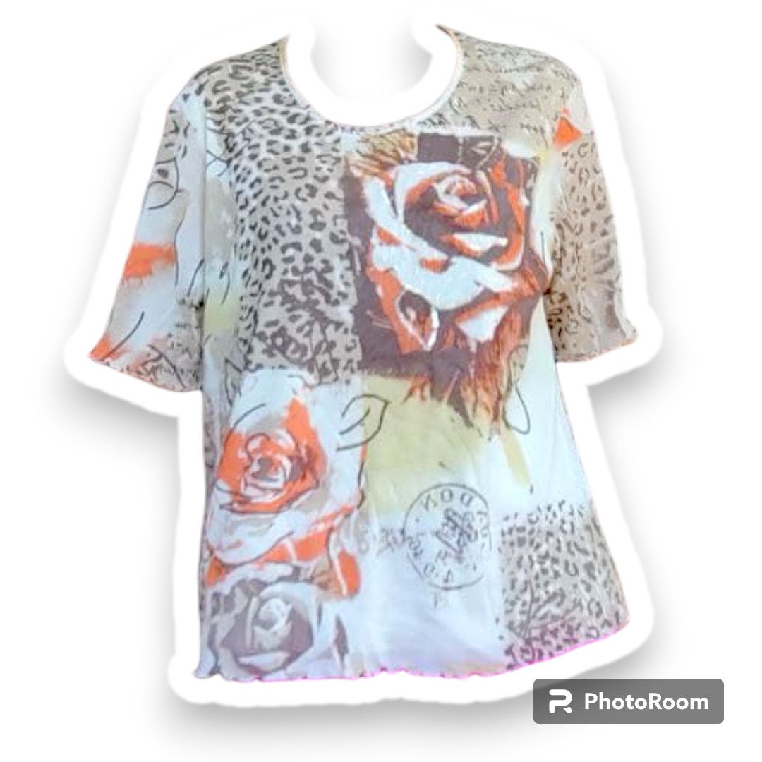 Vintage Vintage Mesh Tshirt sz L Size L / US 10 / IT 46 - 1 Thumbnail