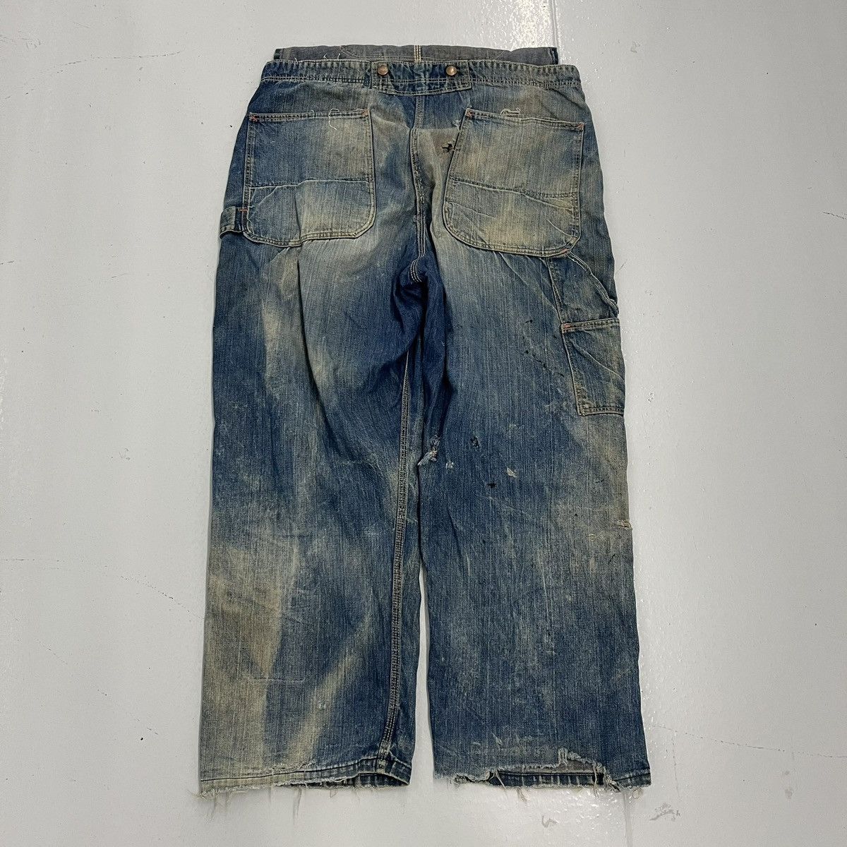 Other Vintage 50s Red Camel Denim Workwear Overalls 38x29 Size US 38 / EU 54 - 5 Thumbnail