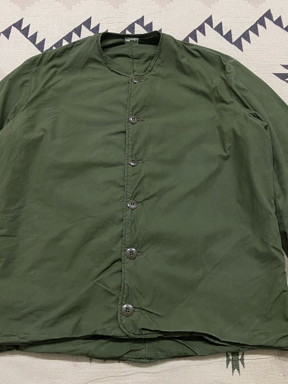 Other 60s SWEDISH ARMY M59 QUILTED MILITARY JACKET GREEN C148 Size US M / EU 48-50 / 2 - 5 Thumbnail