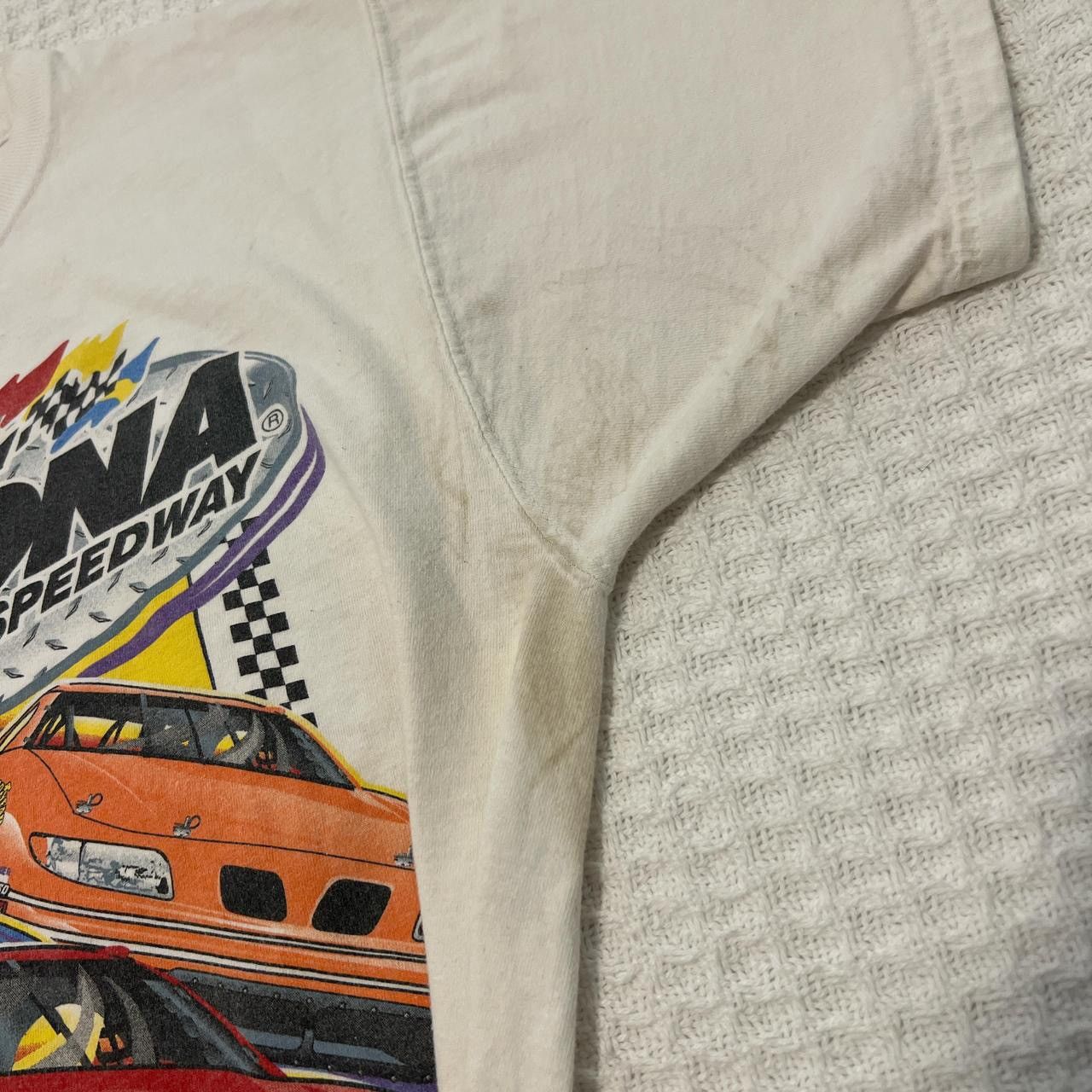 Fruit Of The Loom × NASCAR × Vintage Vintage 90’s Nascar Daytona International Speedway T-shirt Size US L / EU 52-54 / 3 - 7 Thumbnail