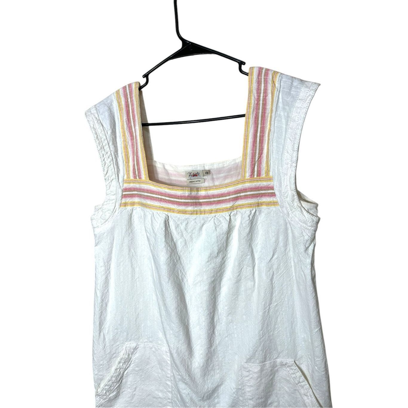 Faherty Faherty Organic Cotton Hailee Shift Dress White Apres Soleil Stripe Size M Size M / US 6-8 / IT 42-44 - 2 Thumbnail