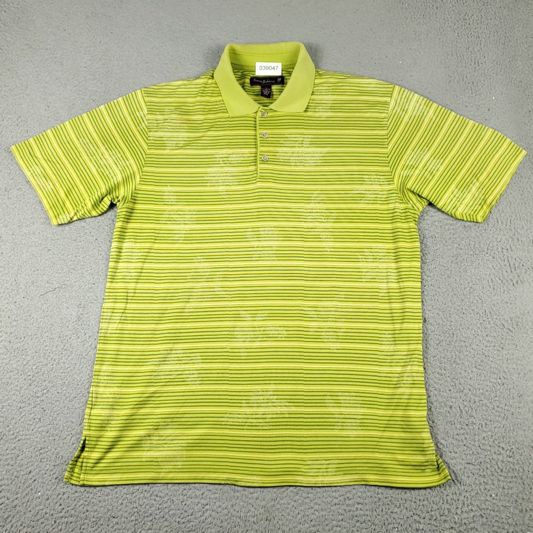 Tommy Bahama Tommy Bahama Polo Shirt Mens Large Green Striped Casual Short Sleeve Polo Shirt Mens Large Green Striped Casual Short Sleeve Size US L / EU 52-54 / 3 - 2 Thumbnail