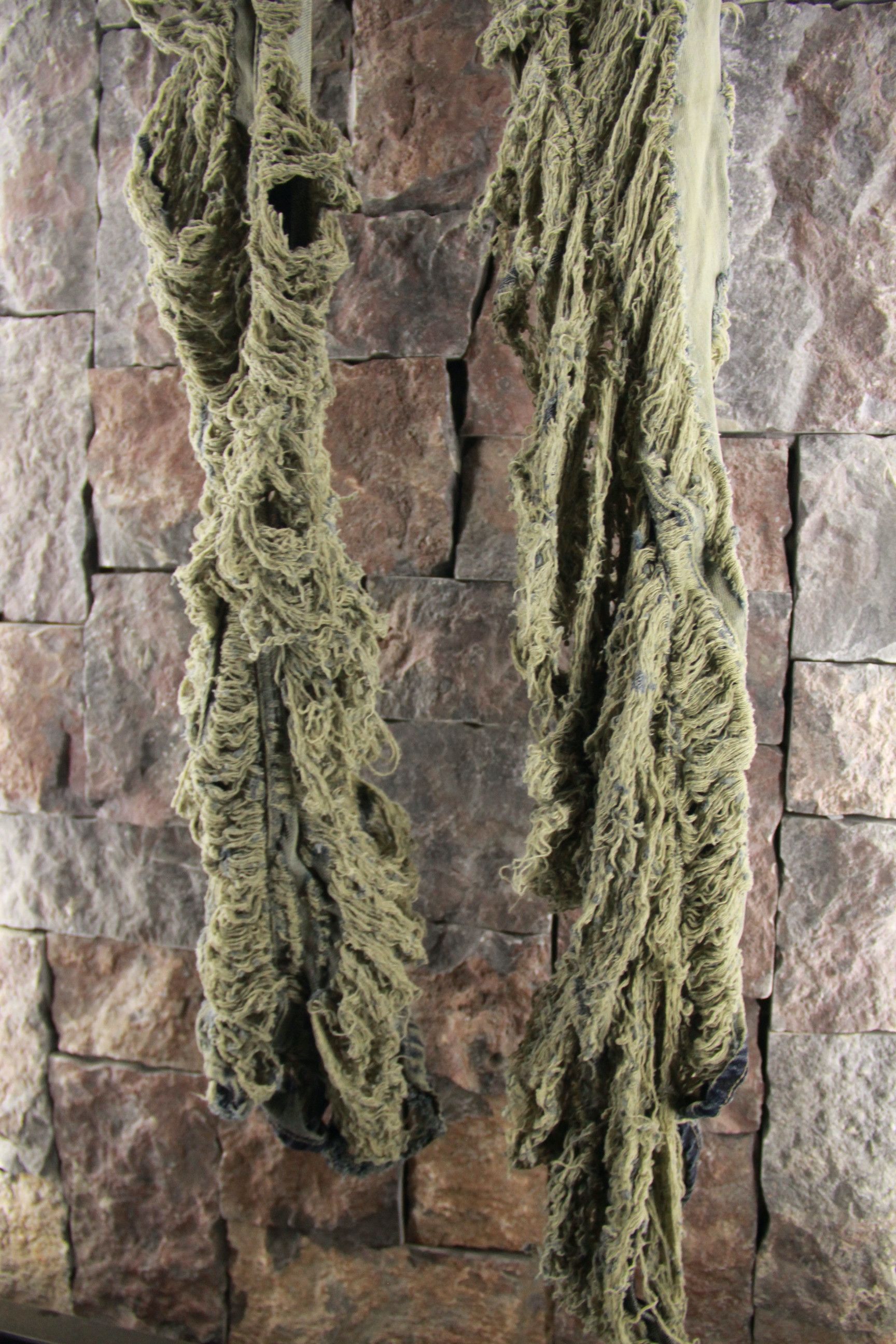 Rick Owens Drkshdw Rick Owens Bela Shredded Wide Leg Jeans Size US 31 - 2 Thumbnail