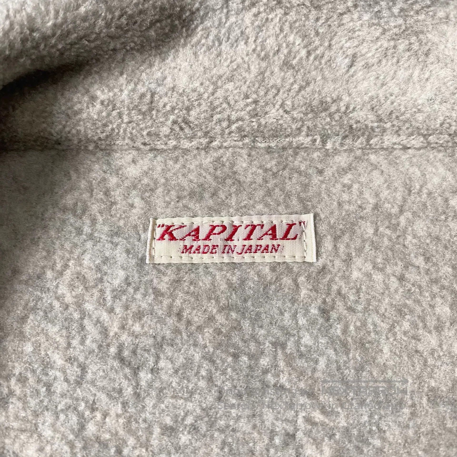 Kapital Kapital Fleece Hoodie with Red Details. Size US M / EU 48-50 / 2 - 6 Thumbnail