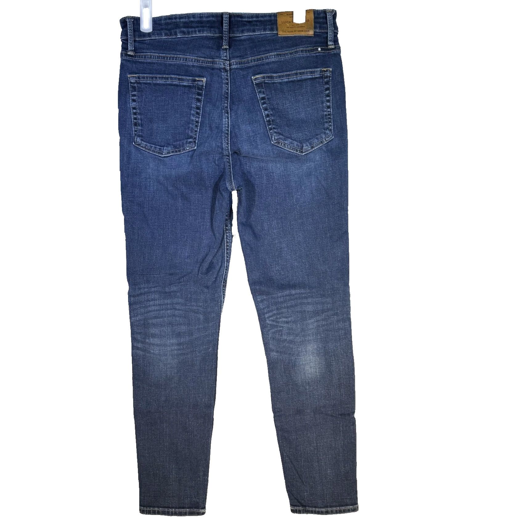 Lucky Brand Lucky Brand Jeans Womens 8 29 Bridgette Crop Skinny Whiskered Denim Blue Stretch Jeans Men’s/ Women’s? Size 30" / US 8 / IT 44 - 2 Thumbnail