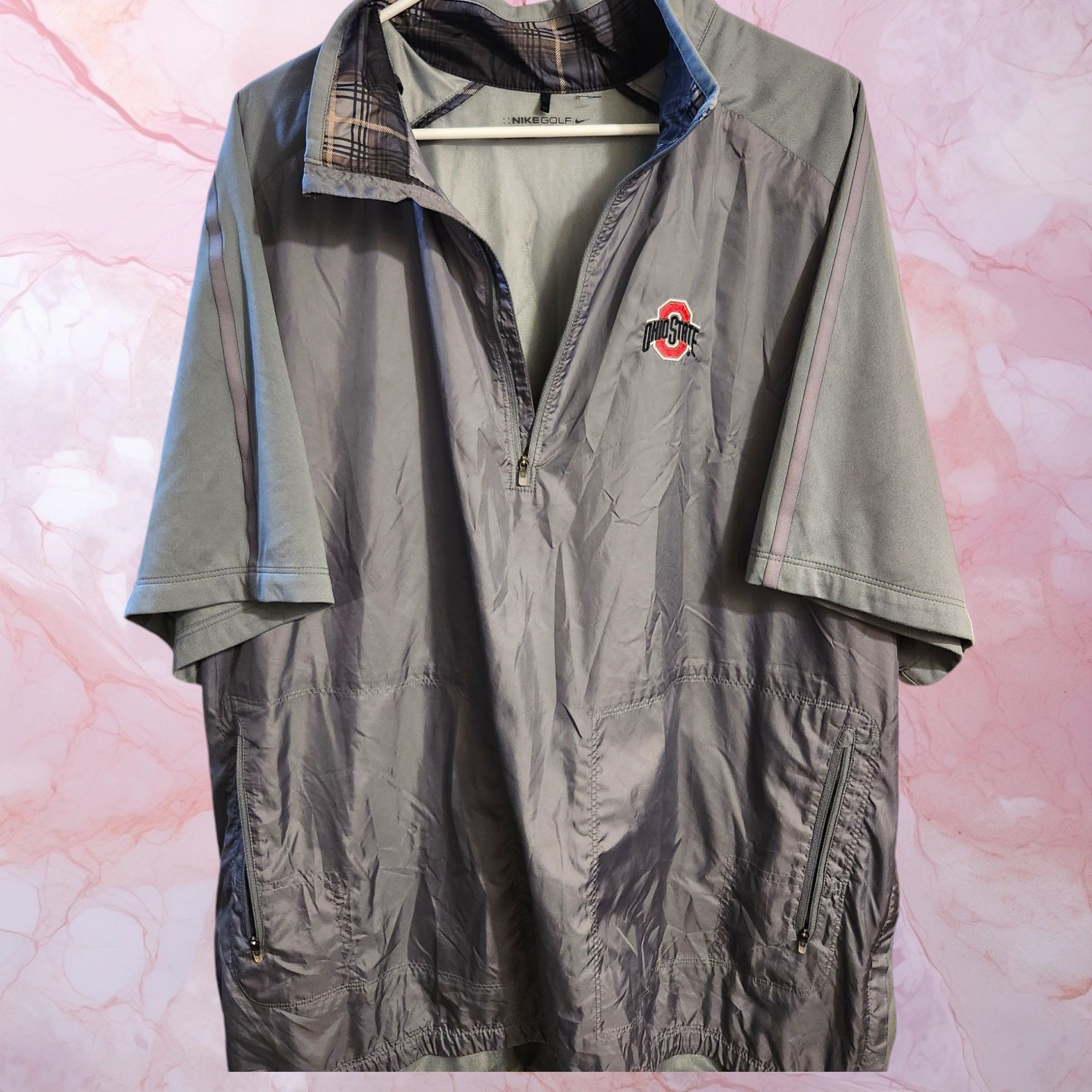 Nike Nike Golf Ohio State Buckeyes Mens Half-Zip Windbreaker Pull Size US L / EU 52-54 / 3 - 4 Thumbnail