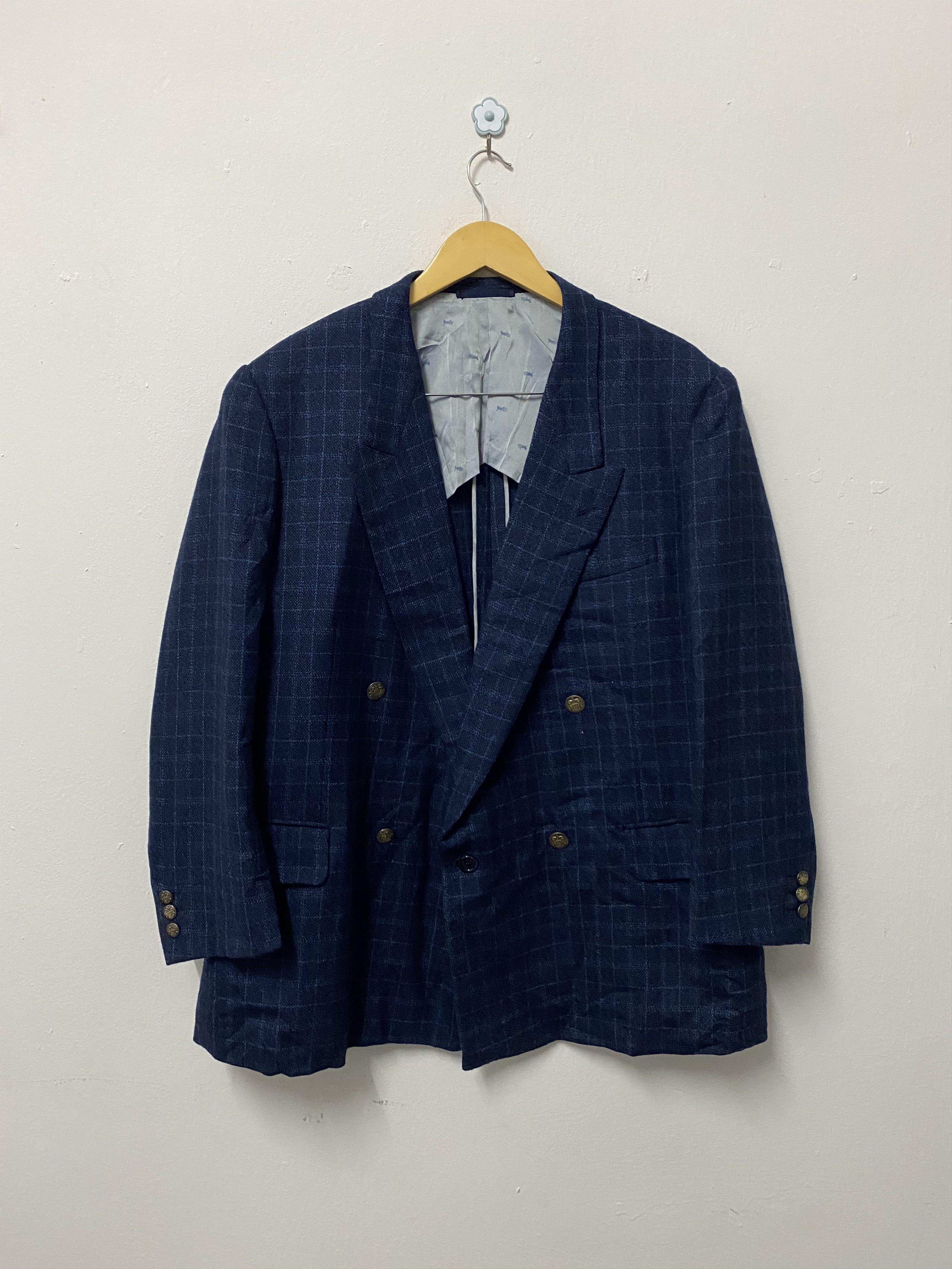 Japanese Brand Mitsukoshi Designer Japan Single Button Coat Blazer Size 54R - 1 Thumbnail